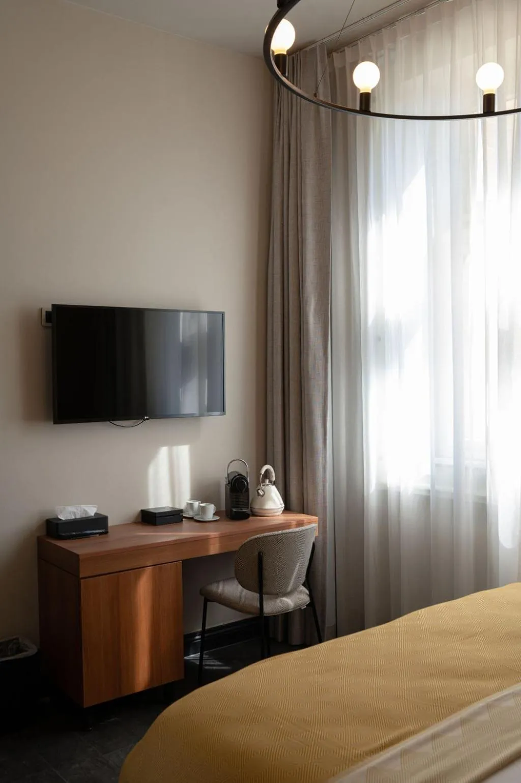 Living room, Bed in Boutique Hotel Kint