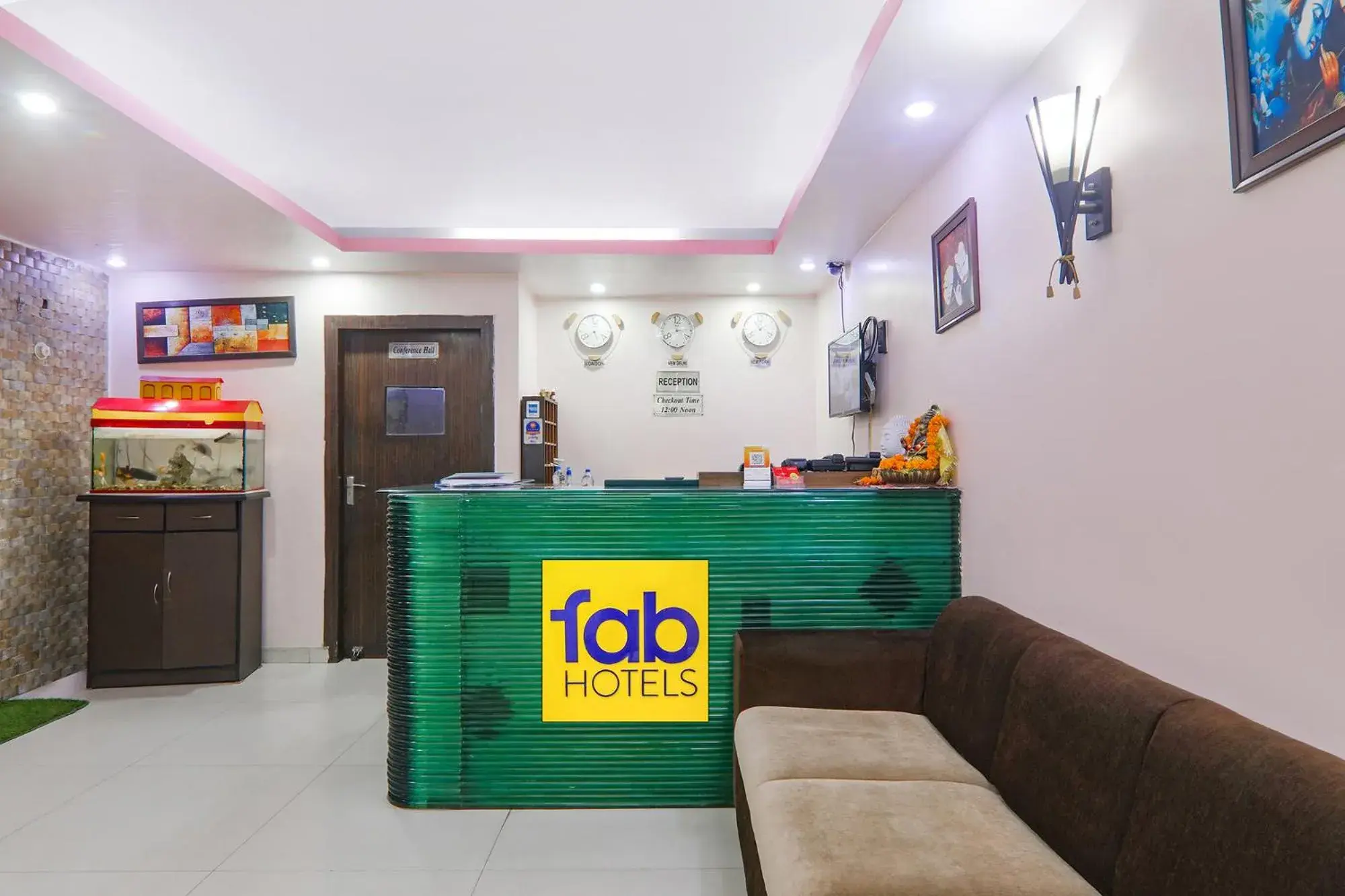 Lobby or reception in FabHotel Royal Ville Lobby or reception in FabHotel Royal Ville