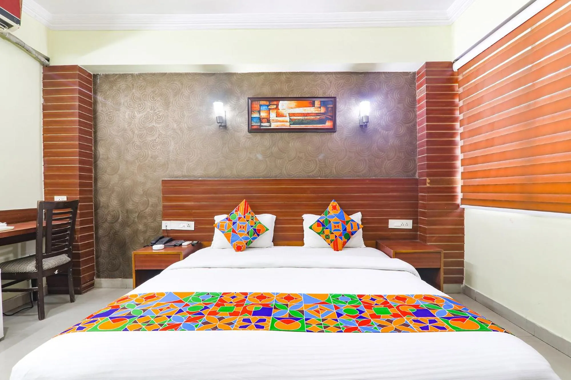 Bed in FabHotel Royal Ville