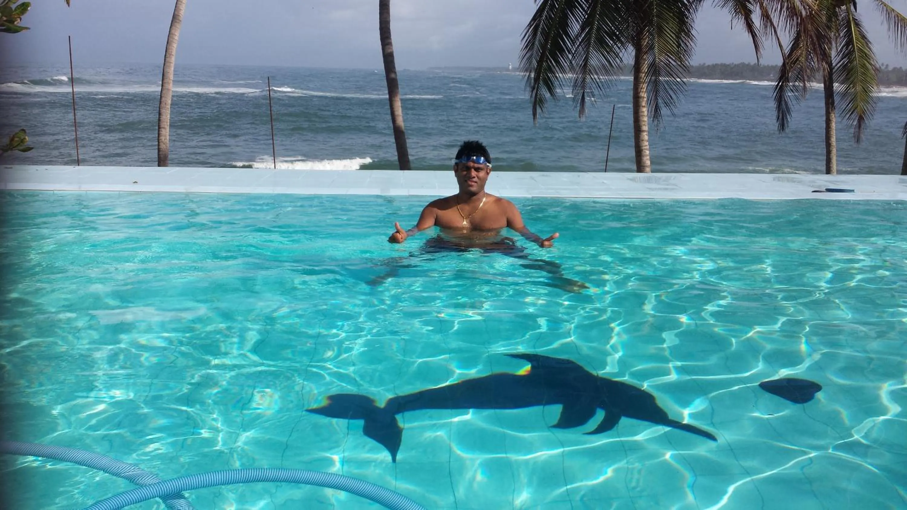 Pool view in Cool Beach Hotel