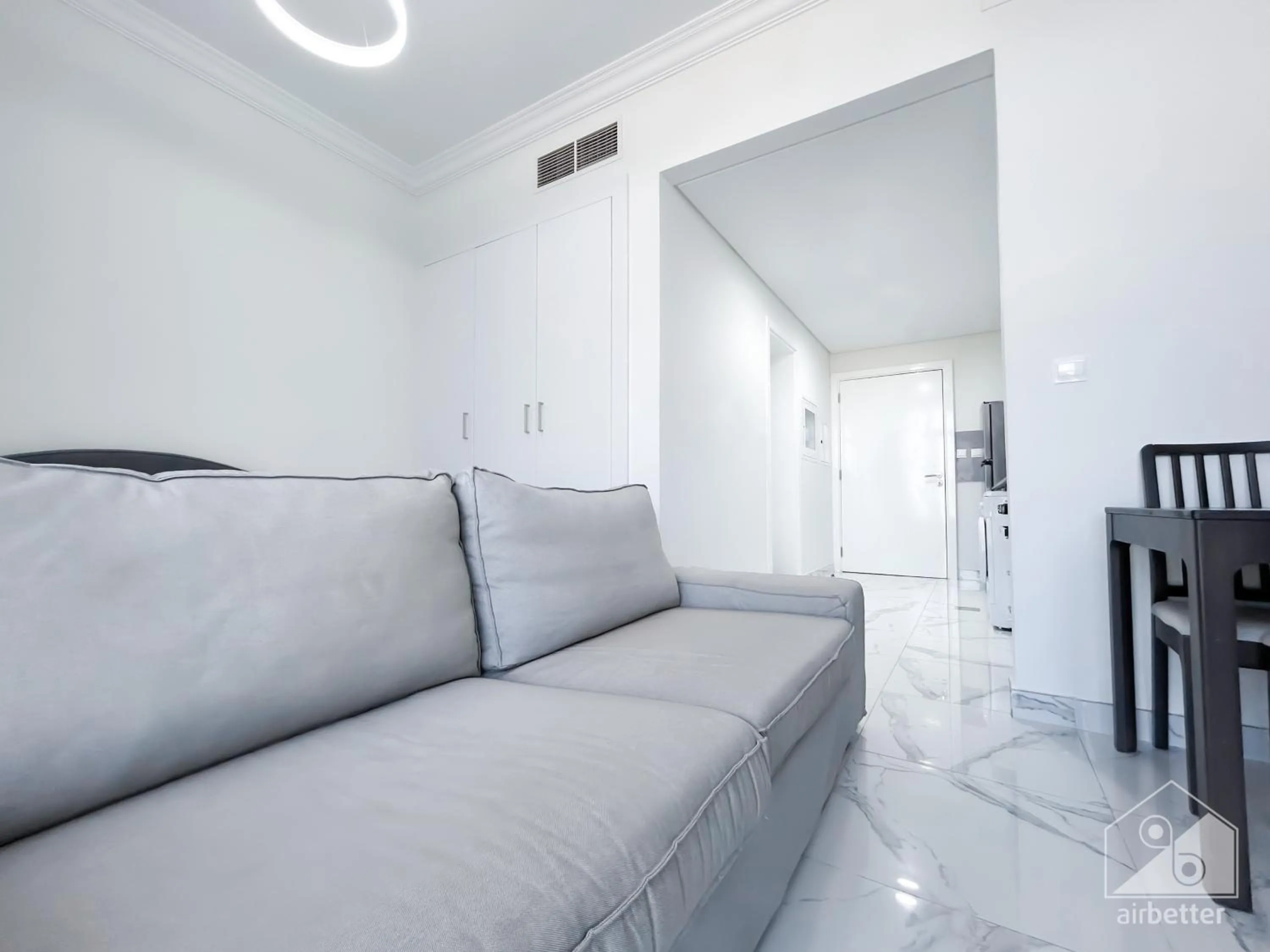 Bed in Spacious Studio with balcony in AL Majan