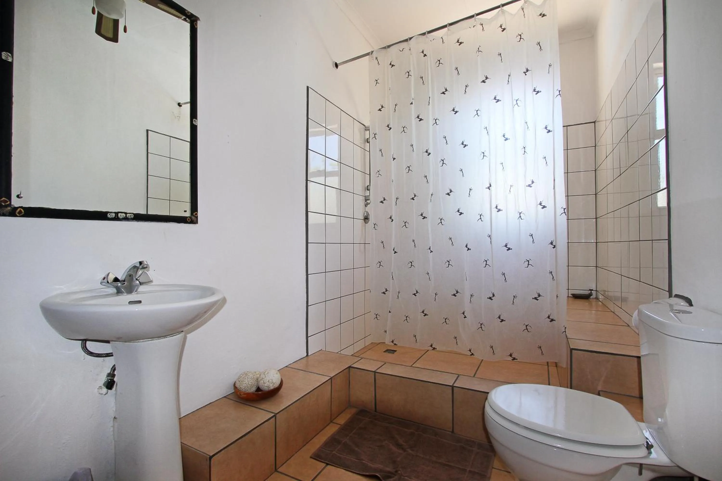 Bathroom in Normann Safari Bush Lodge