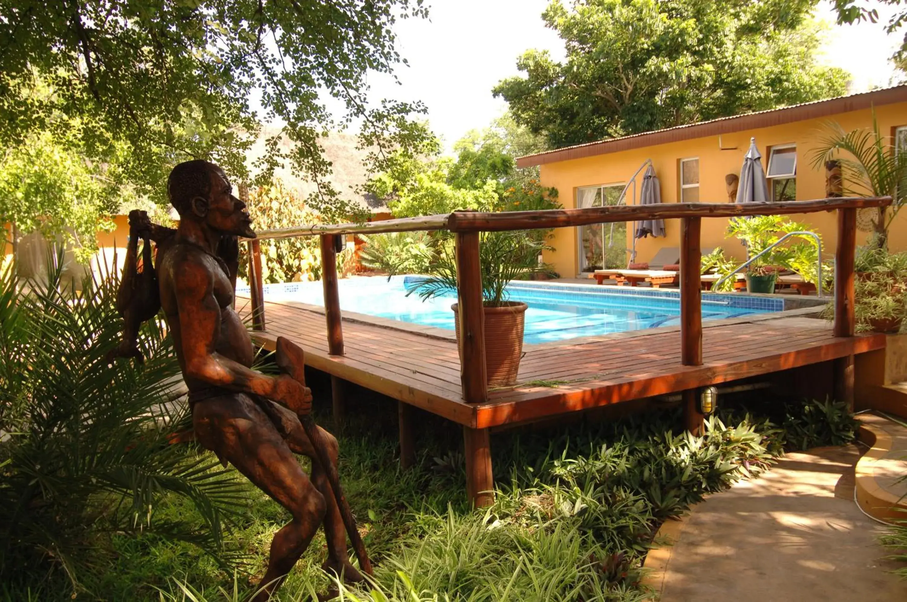 Twin Room - single occupancy - Leopard in Normann Safari Bush Lodge Twin Room - single occupancy - Leopard in Normann Safari Bush Lodge