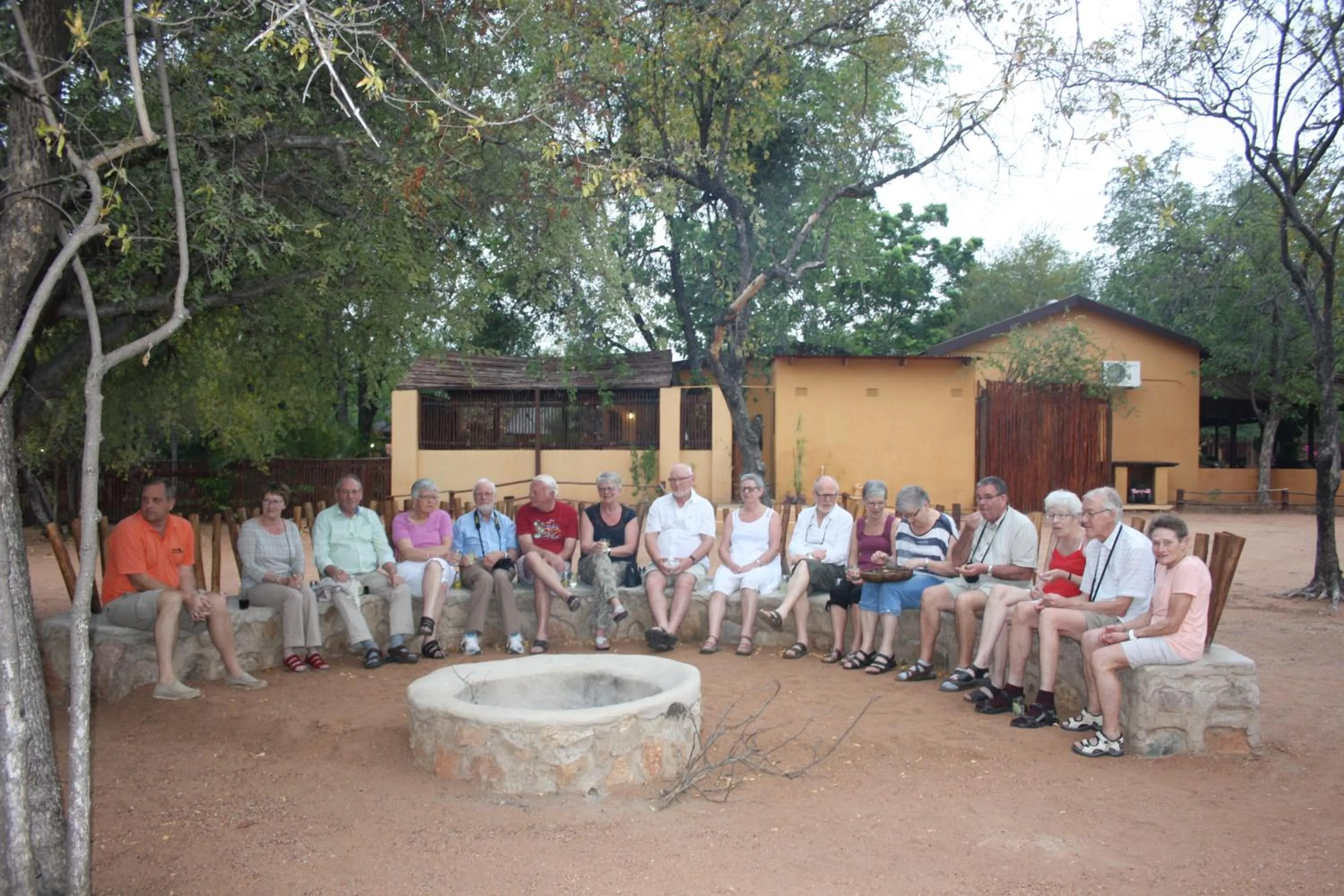 Communal lounge/ TV room in Normann Safari Bush Lodge