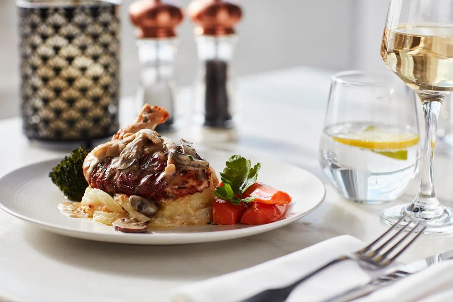 Food and drinks in The Burlington