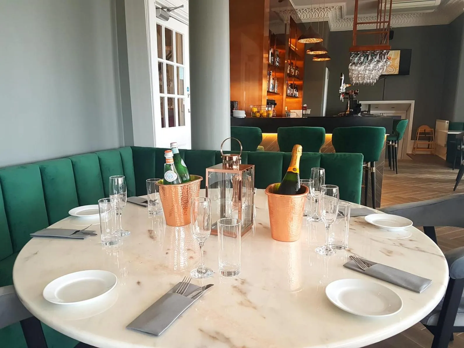 Dining area in The Burlington