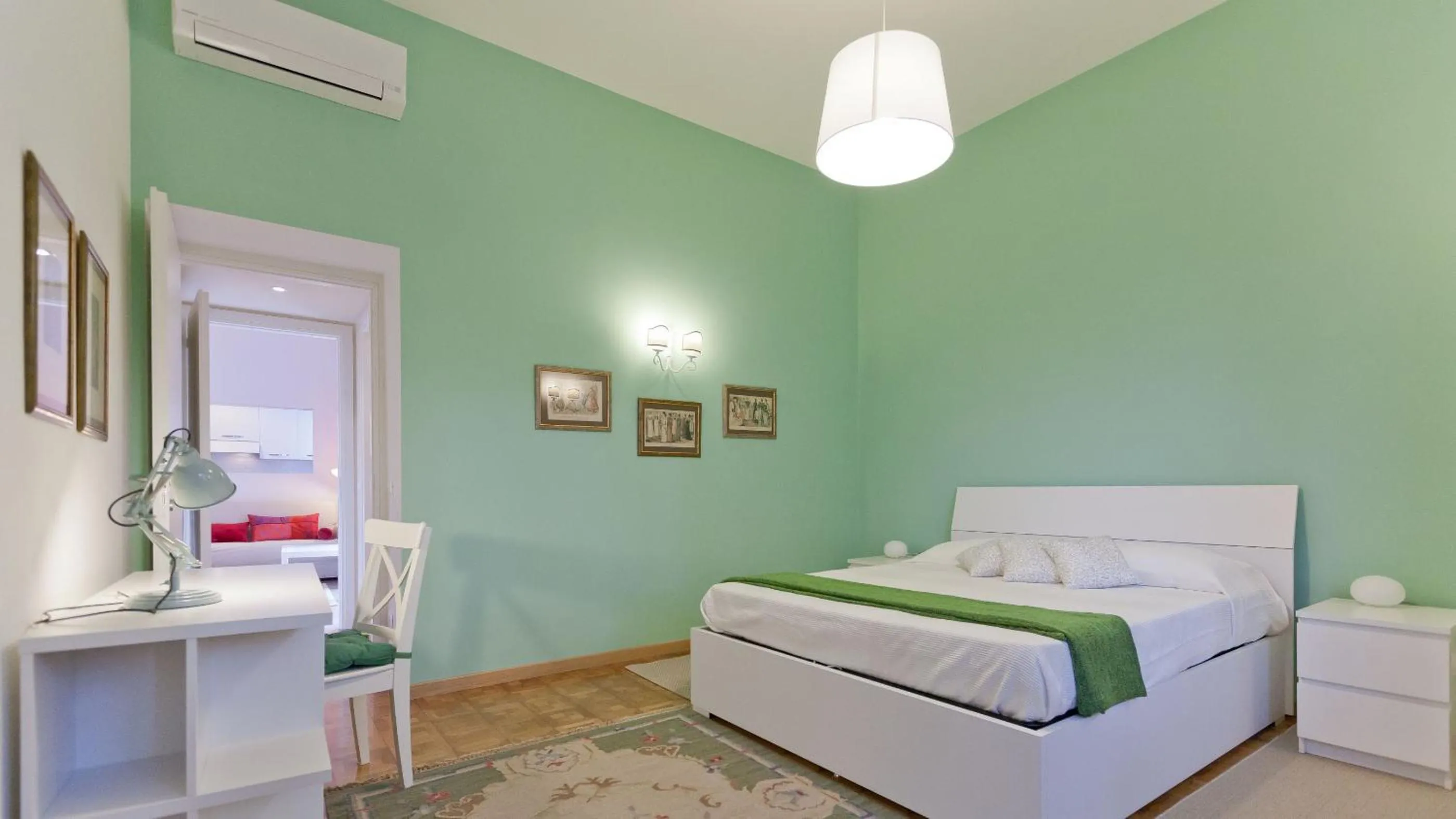 Bedroom, Bed in Circo Massimo Apartment 2