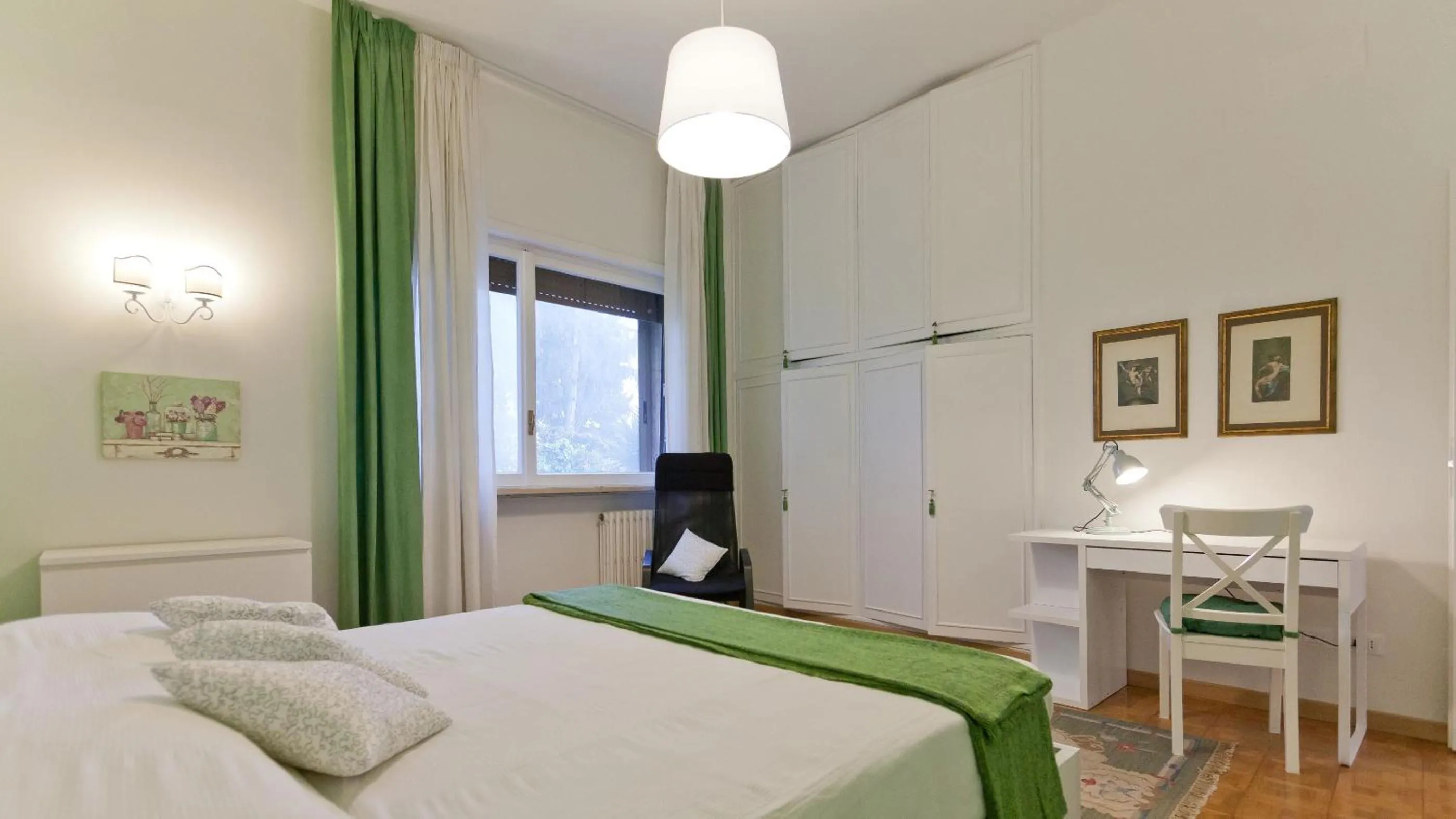 Bedroom, Bed in Circo Massimo Apartment 2