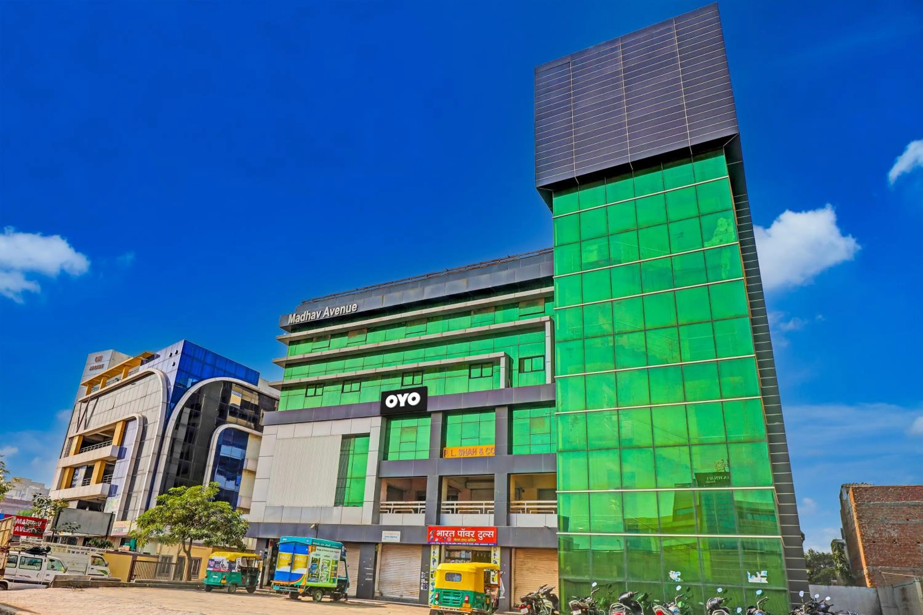 Facade/entrance, Property Building in Hotel Madhav,Ahmedabad