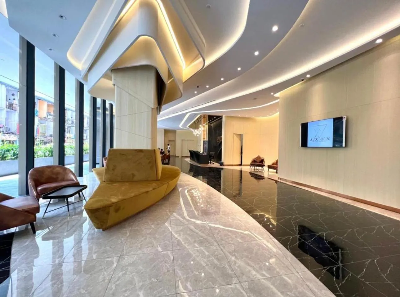 Seating area in Axon Residence Bukit Bintang by Luna