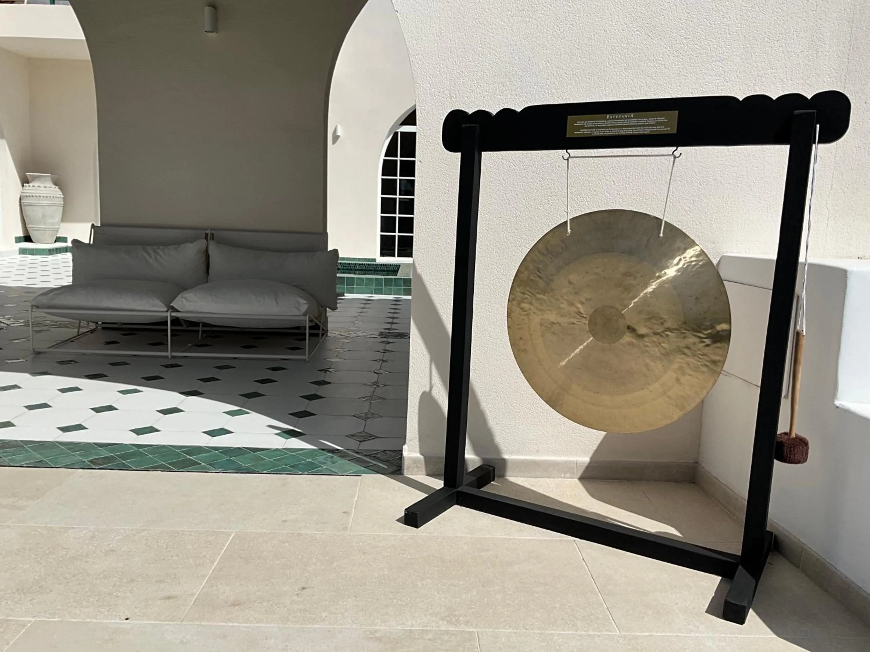 Patio in Hotel Estefania Boutique Suites