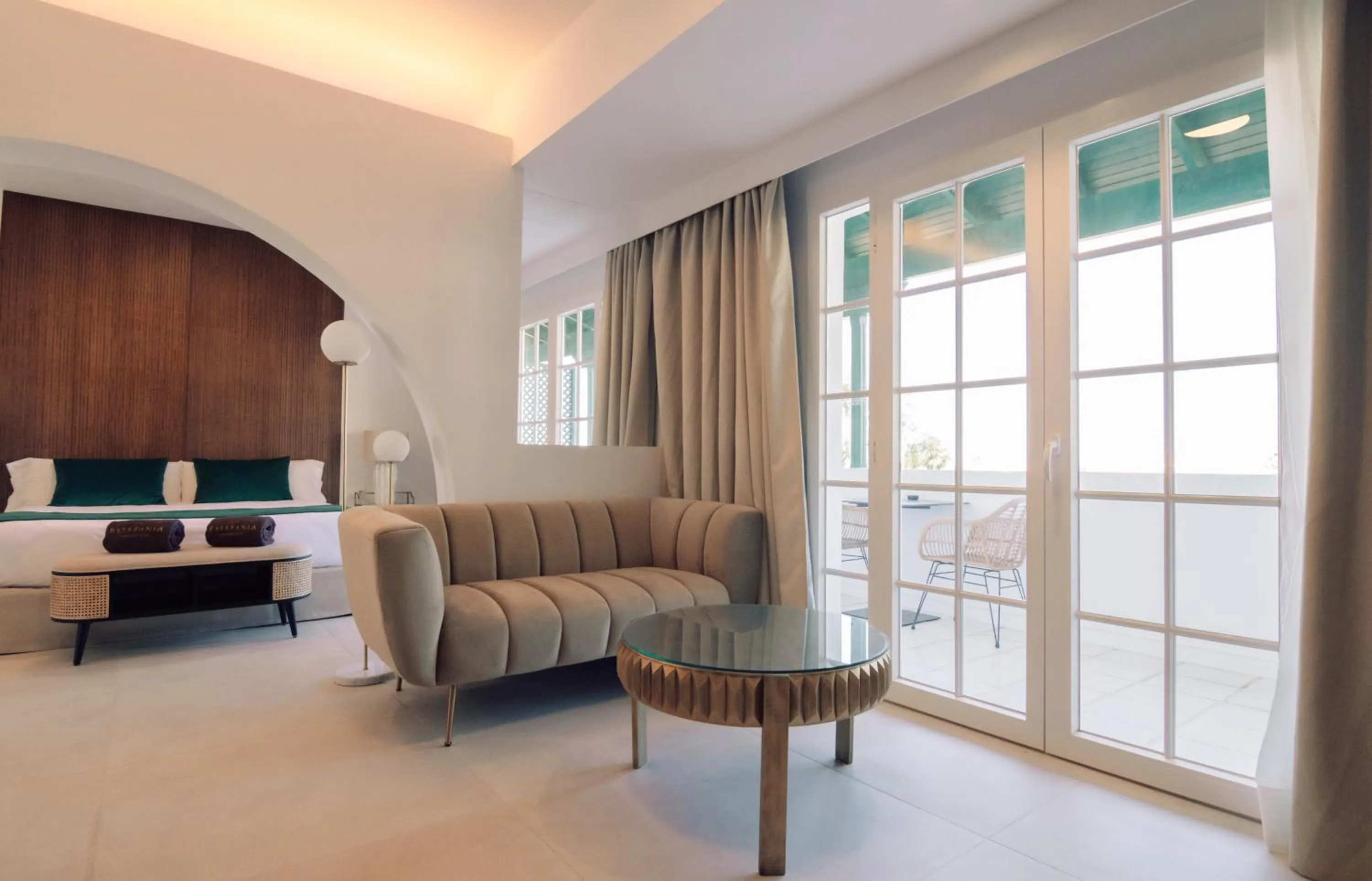 Bed in Hotel Estefania Boutique Suites