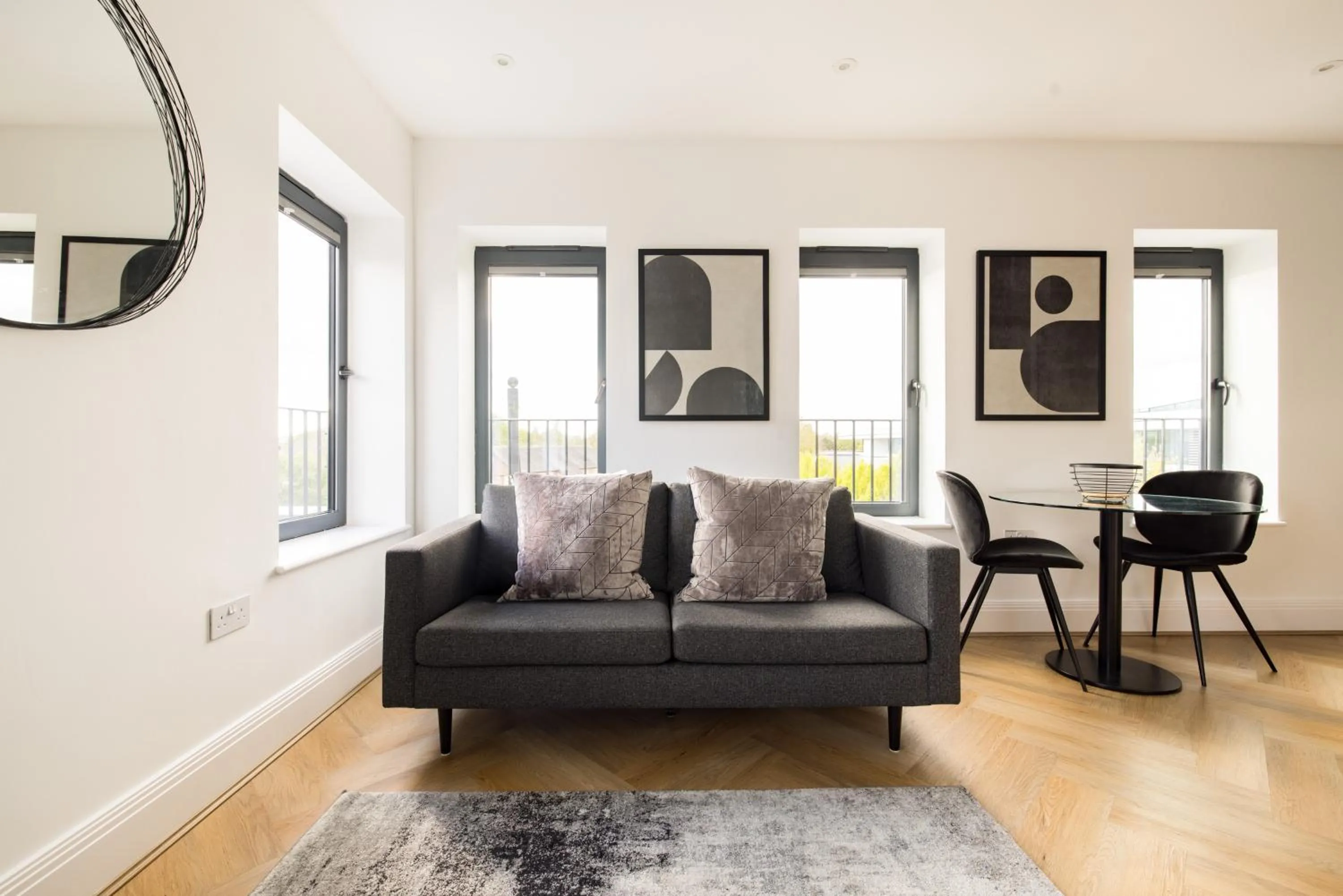 Living room in Charles Hope Staines Riverside