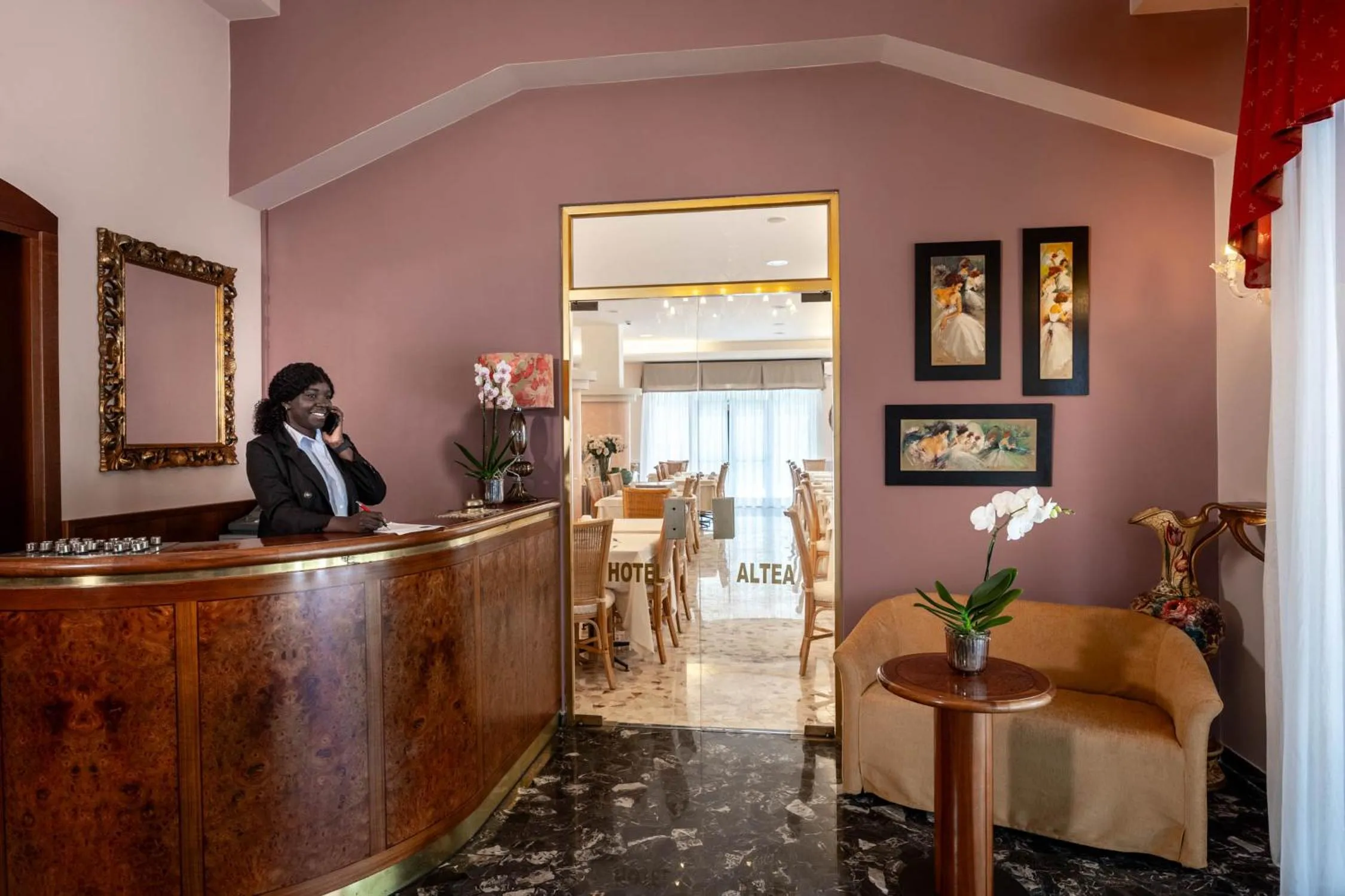 Lobby or reception in Hotel Altea