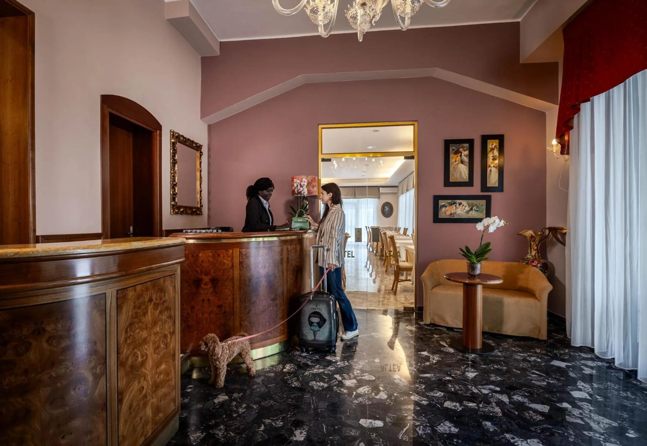 Lobby or reception in Hotel Altea