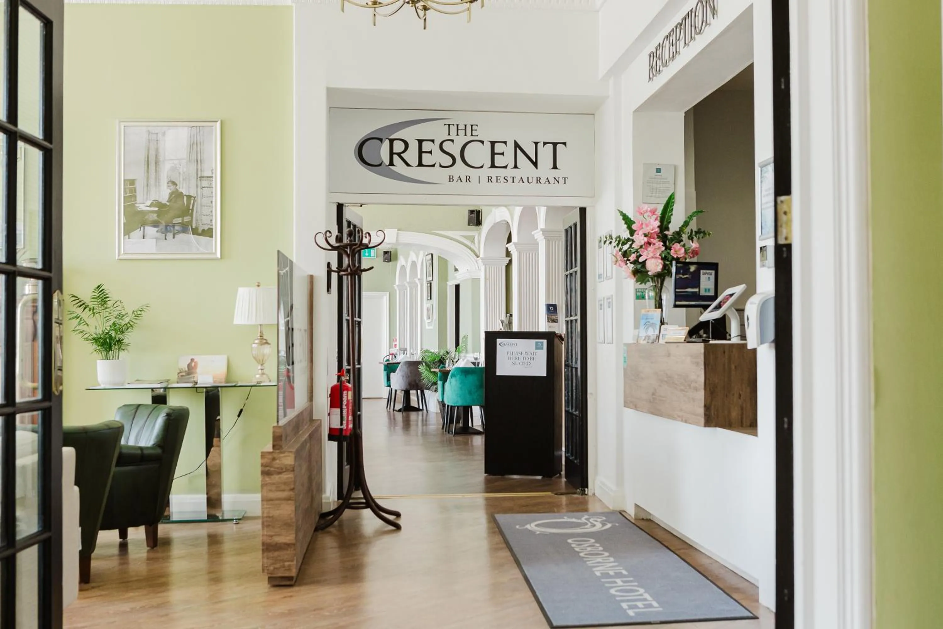 Lobby or reception in The Osborne Hotel