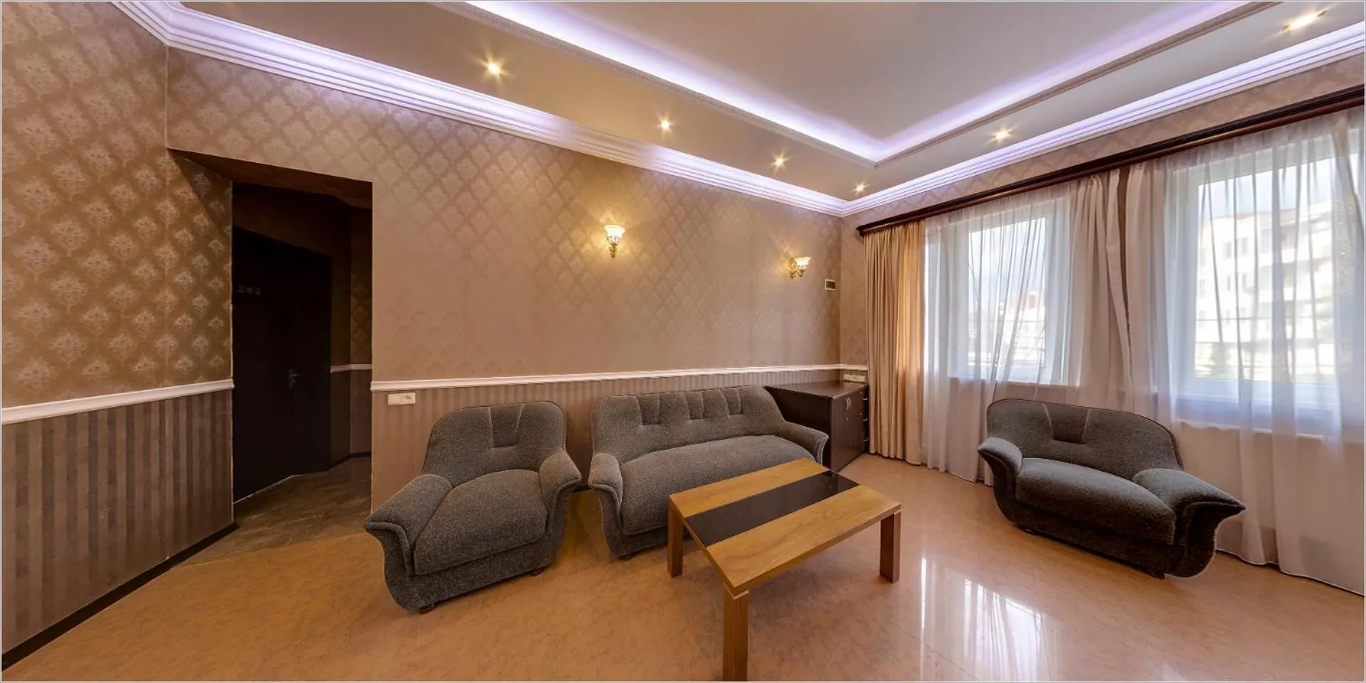 Seating area in Hotel Avlabari