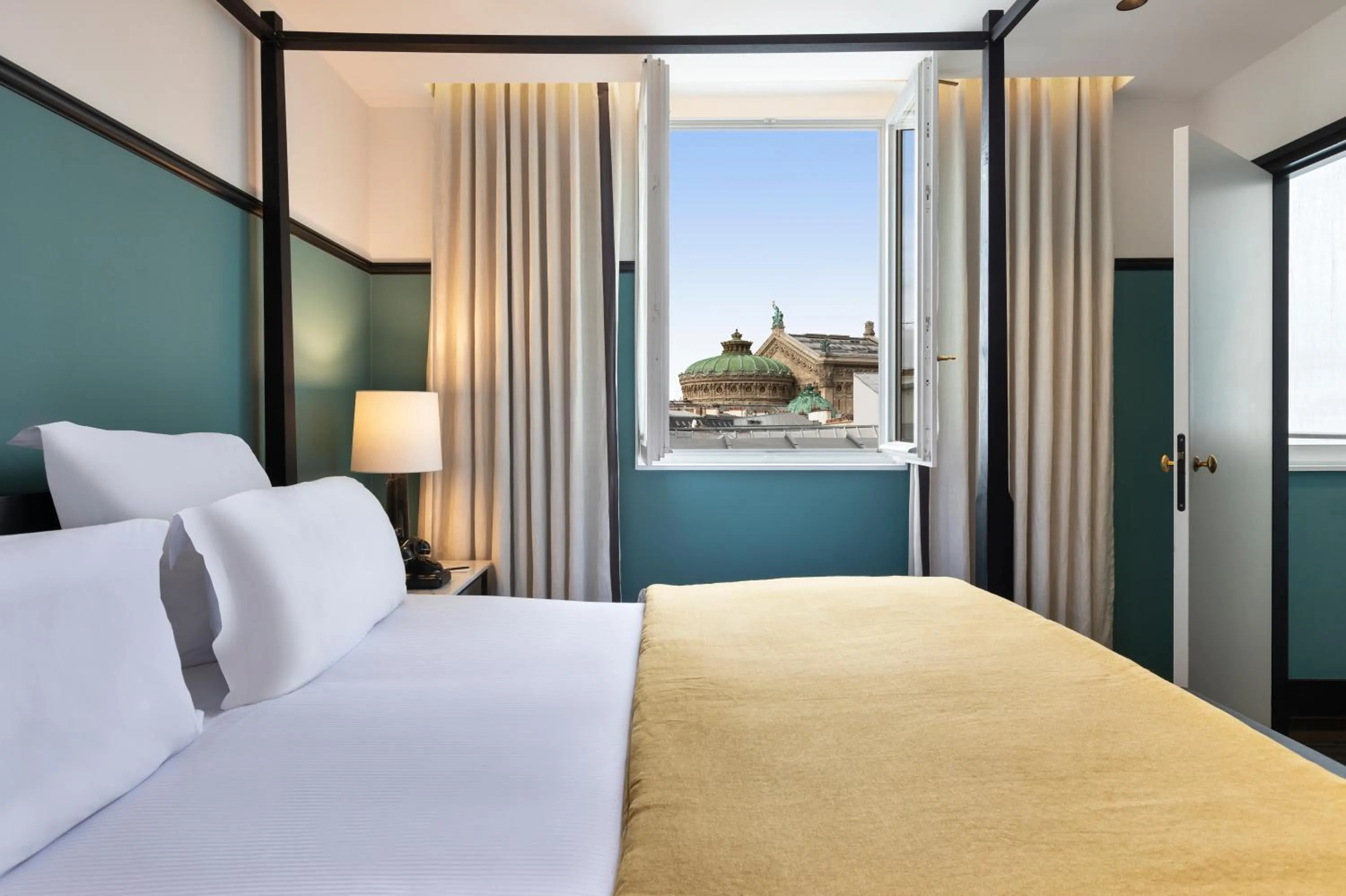 Bed in The Chess Hotel