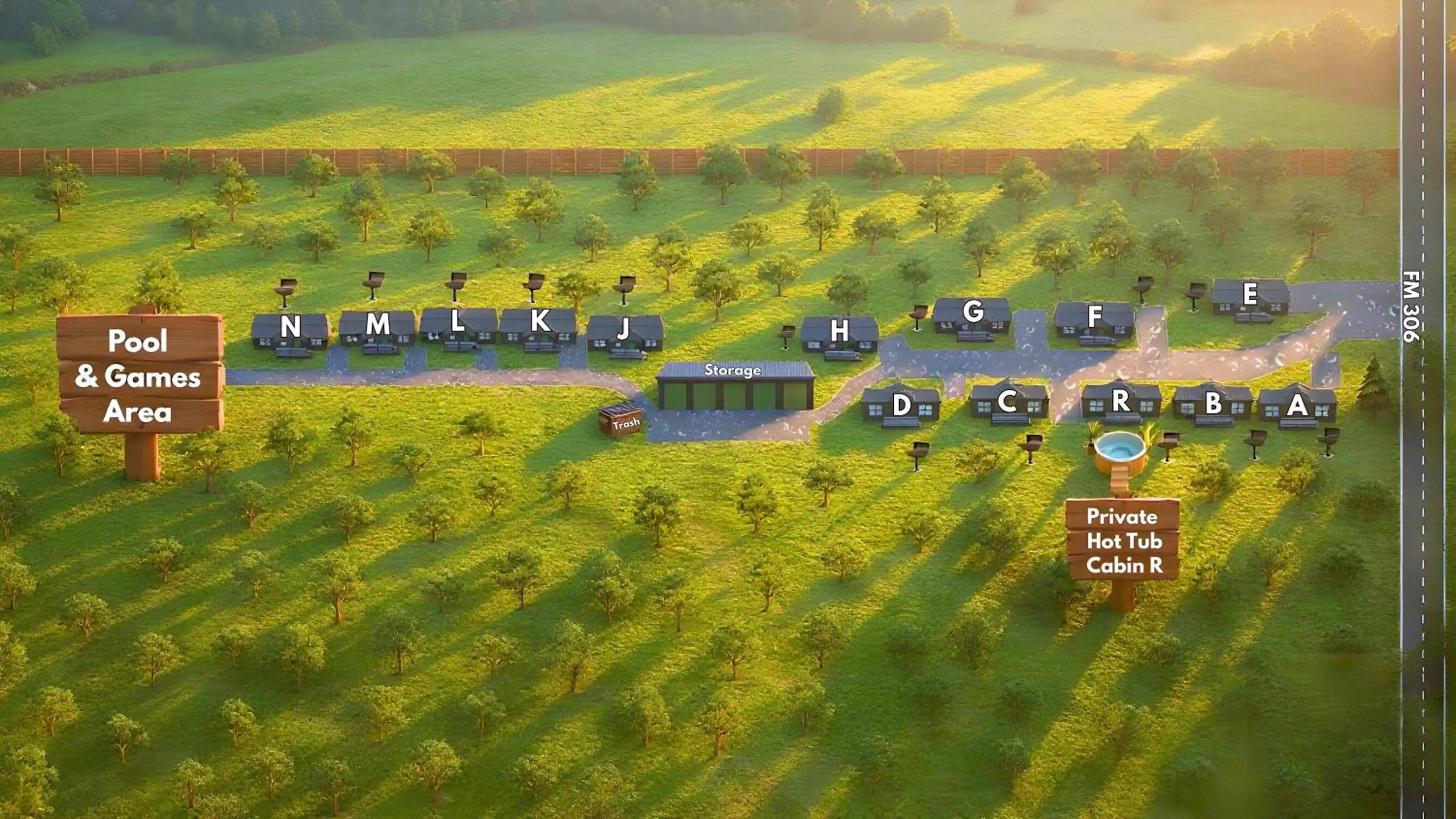 Bird's eye view in Starlight Horizon