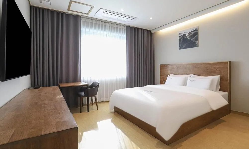 Bed in Hotel Grand Bay Boryeong