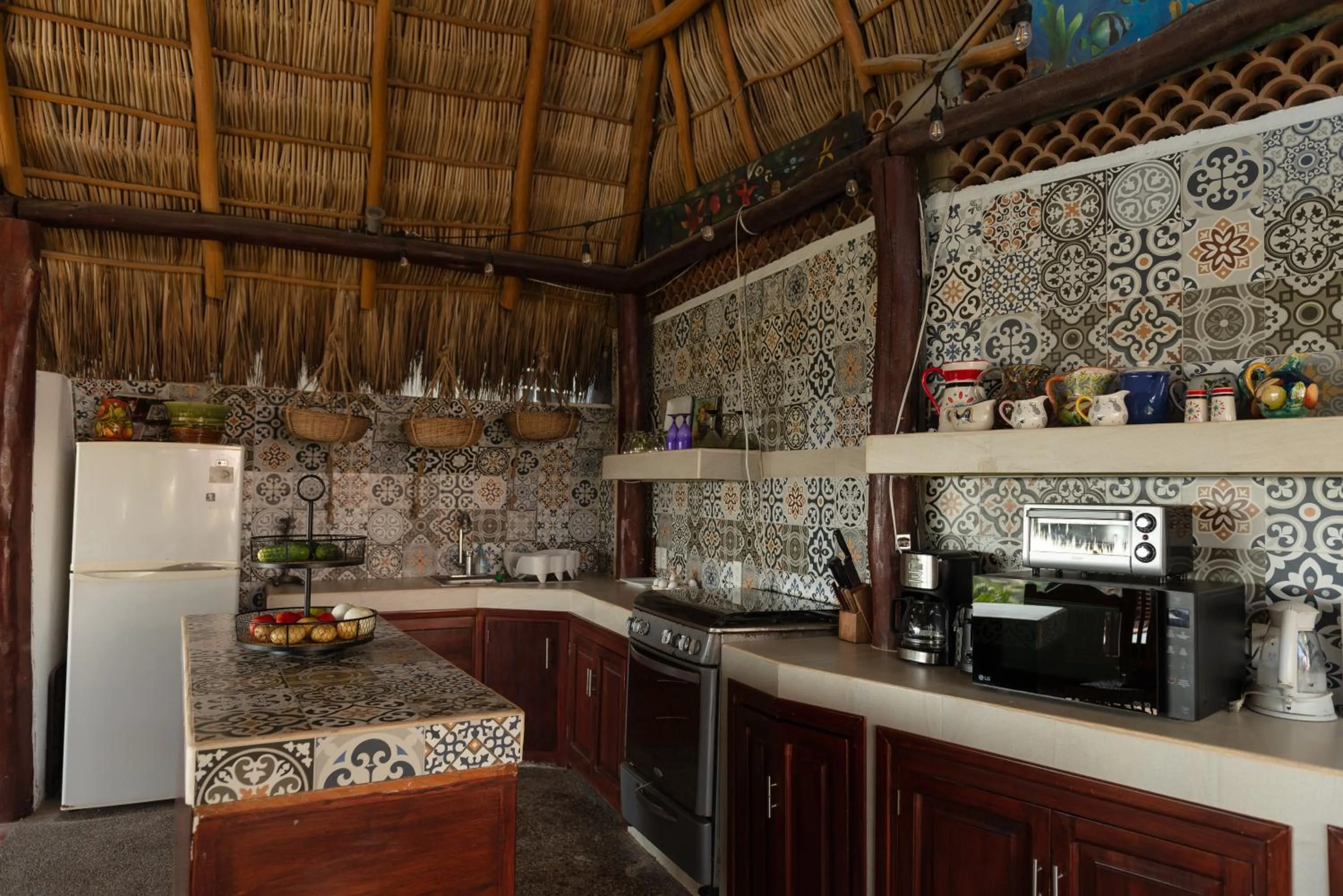 Kitchen or kitchenette in Villa Bella Bed & Breakfast Inn