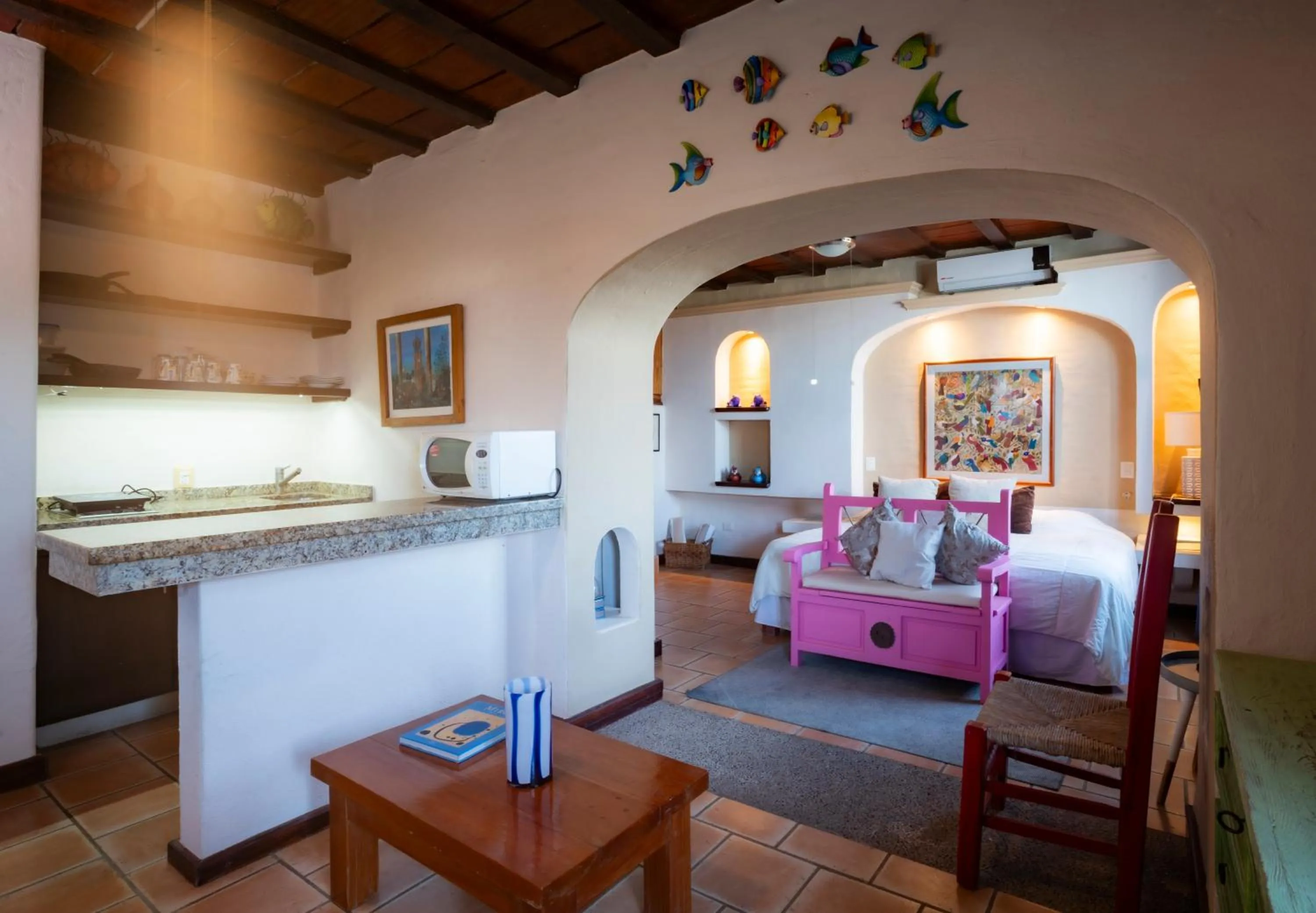 Bed in Villa Bella Bed & Breakfast Inn