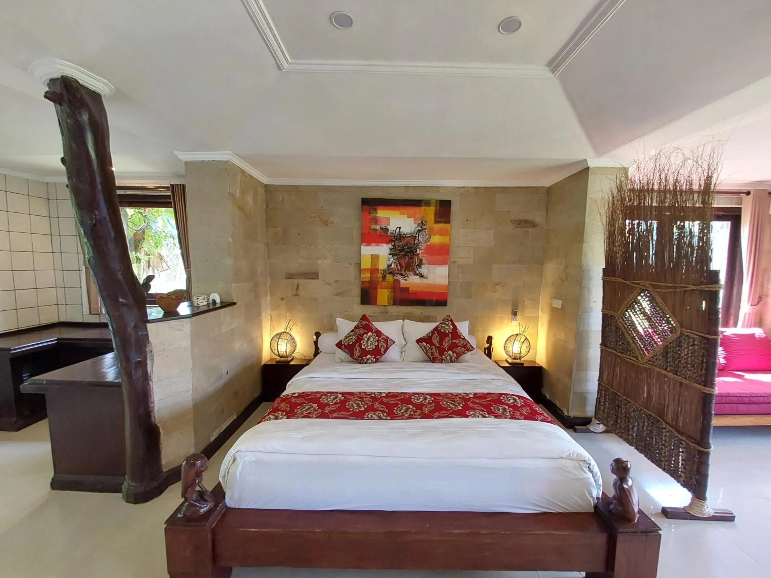 Bed in Dzawani Ubud