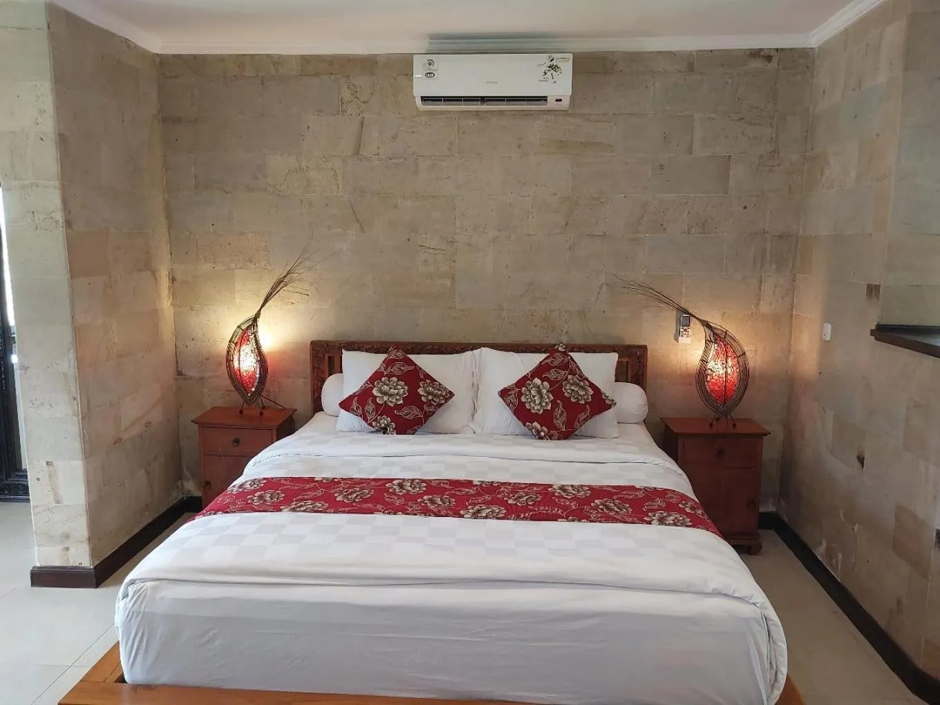 View (from property/room), Bed in Dzawani Ubud