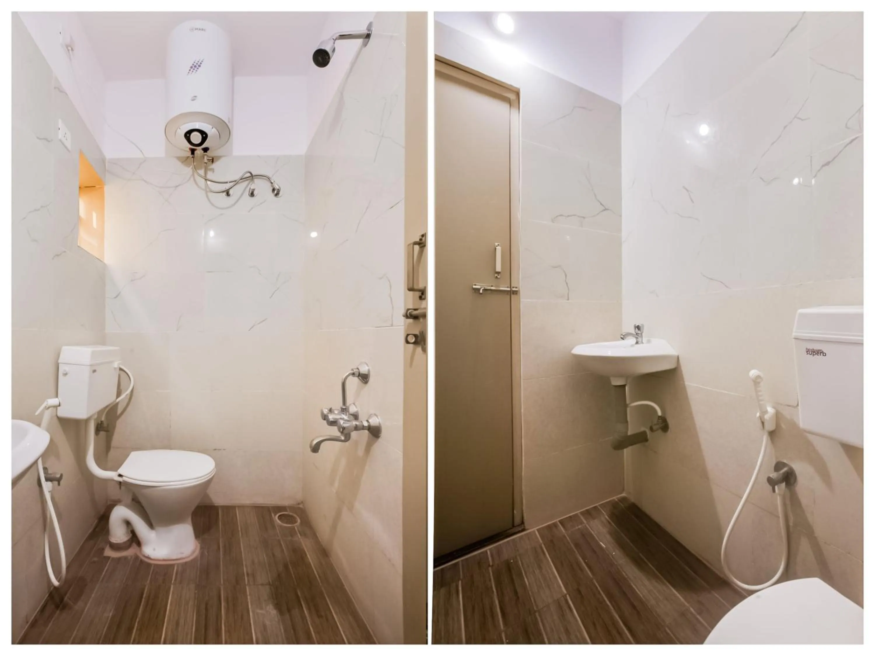 Bathroom in Hotel O Manjushree Boarding & Lodging nearby Dr.BR Ambedkar Stadium Basveshwar nagar