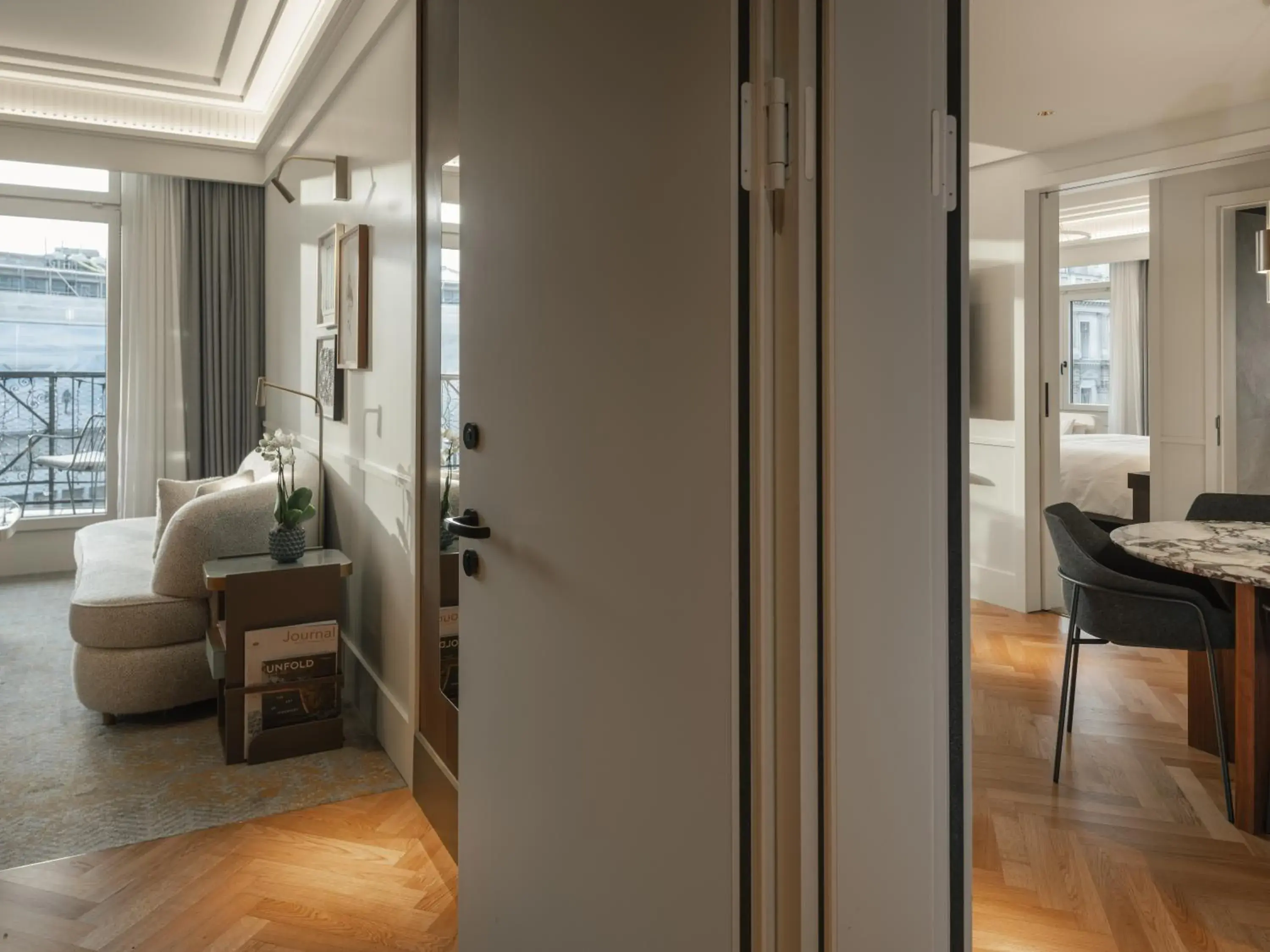 Bed in Mandarin Oriental Savoy, Zurich Bed in Mandarin Oriental Savoy, Zurich