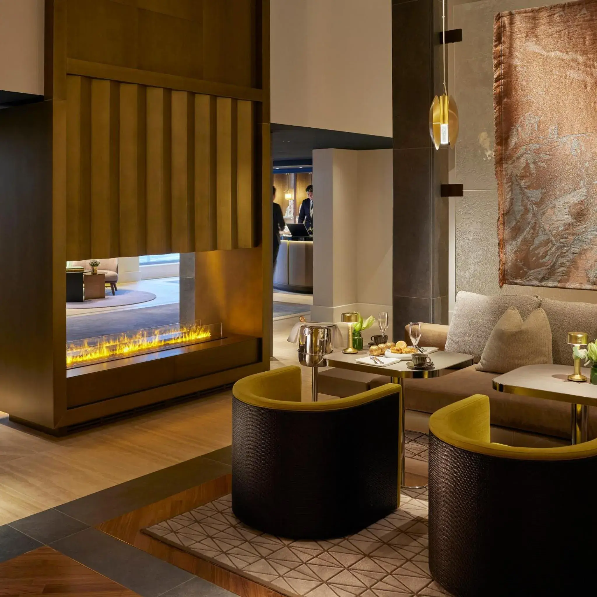Lounge or bar in Mandarin Oriental Savoy, Zurich Lounge or bar in Mandarin Oriental Savoy, Zurich