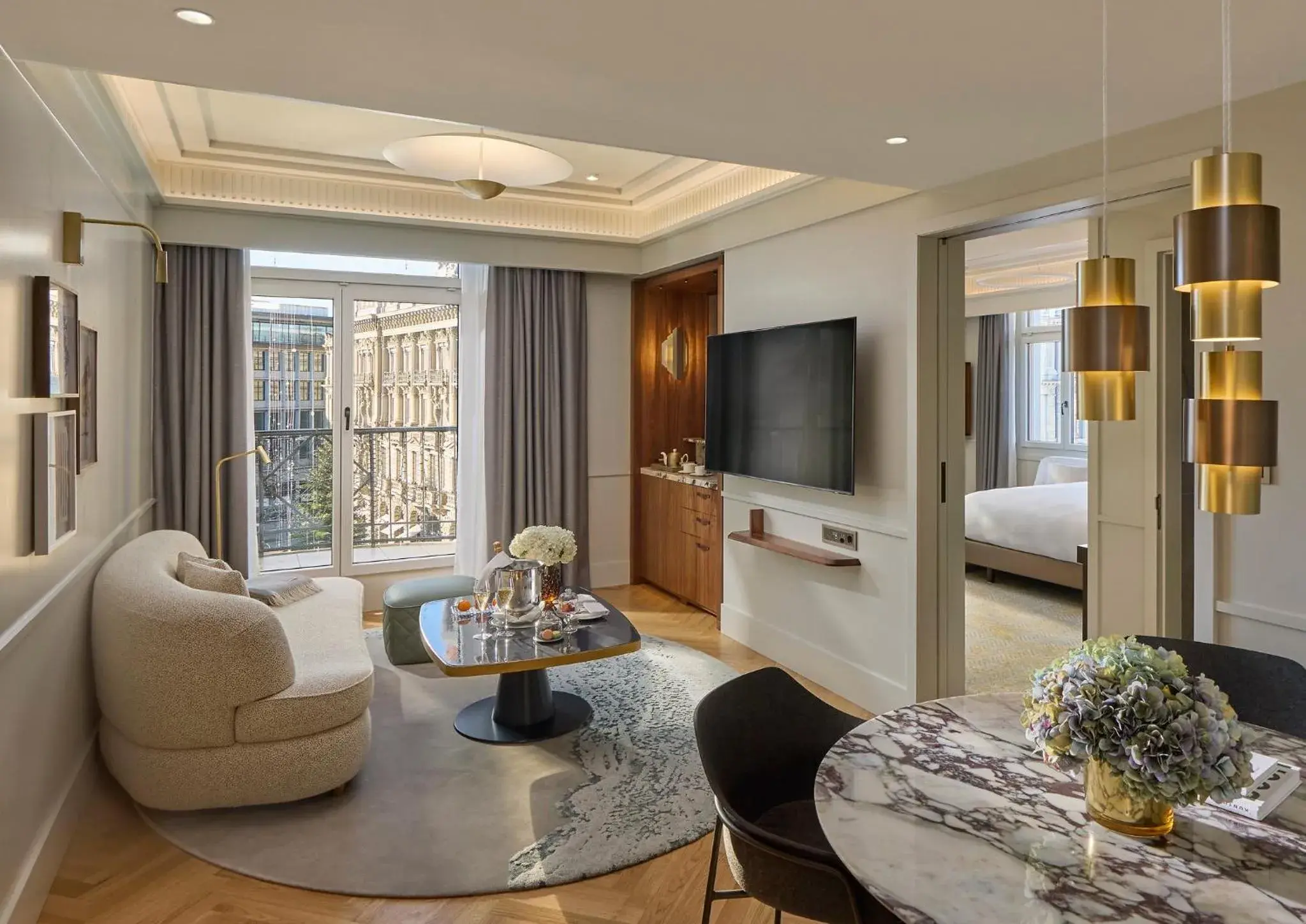 Property building in Mandarin Oriental Savoy, Zurich Property building in Mandarin Oriental Savoy, Zurich