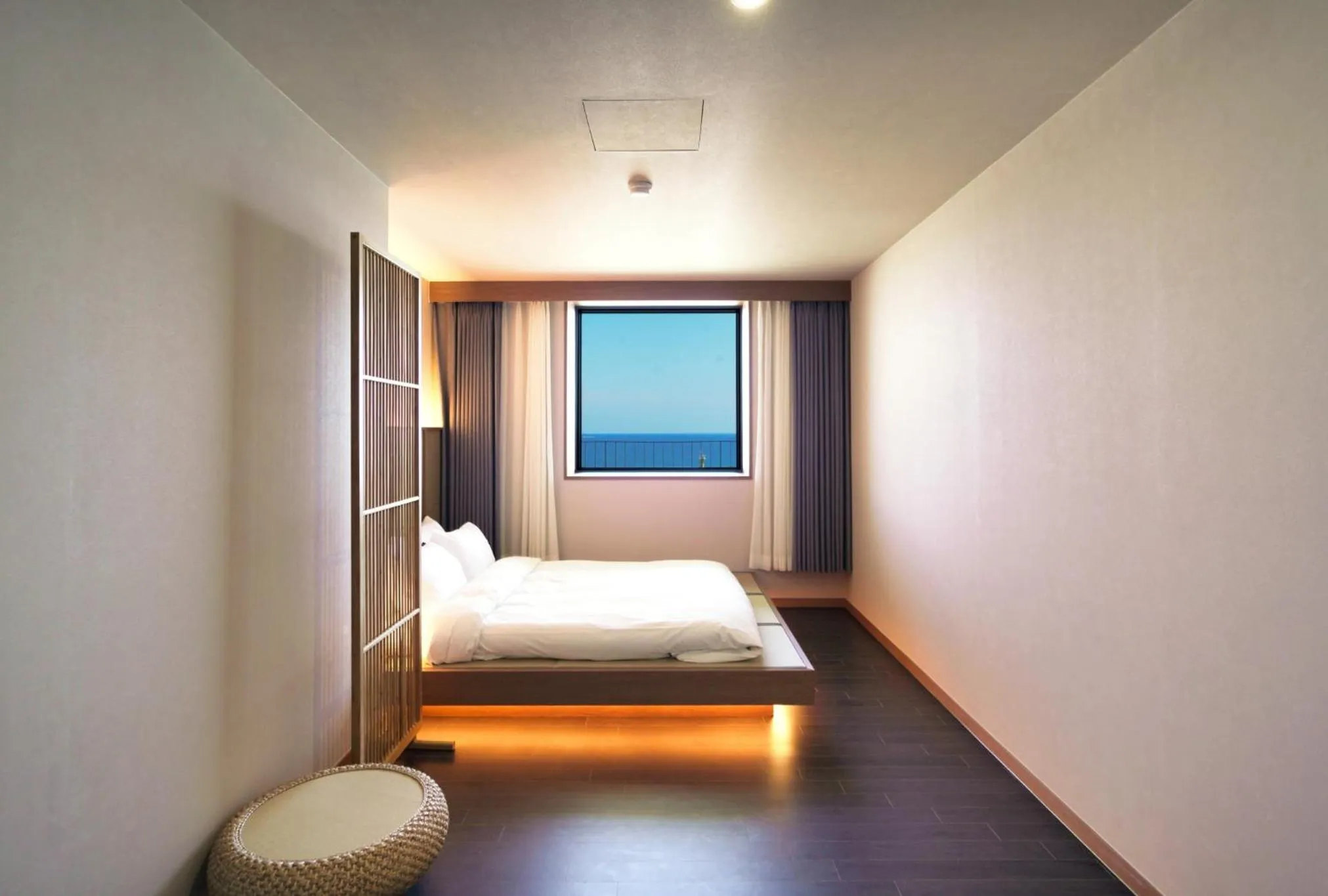 Bed in Gyeongju Denbasta Ryokan