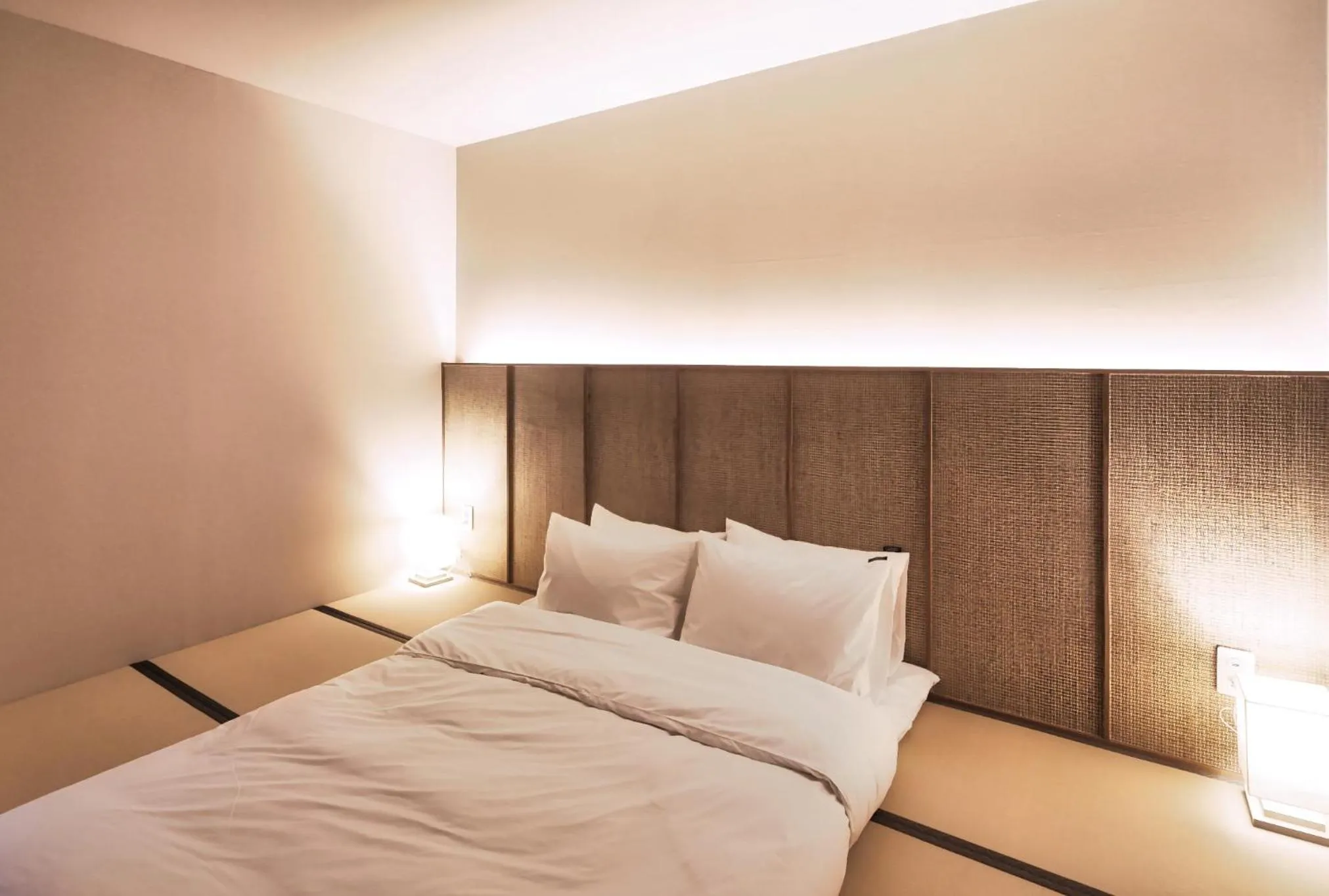 Bed in Gyeongju Denbasta Ryokan