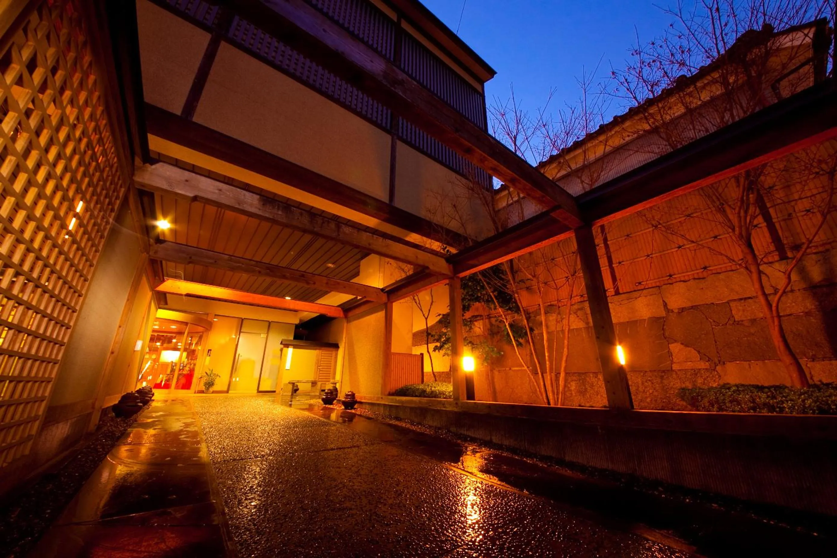 Facade/entrance in caffel Hina-no-sato