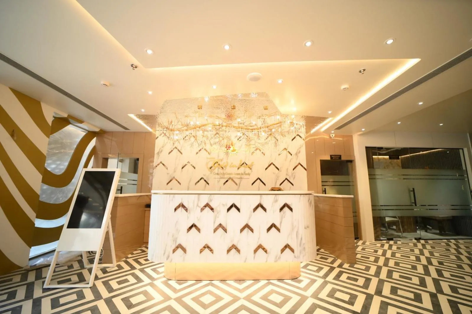 Lobby or reception in Hotel Gold In Leaf