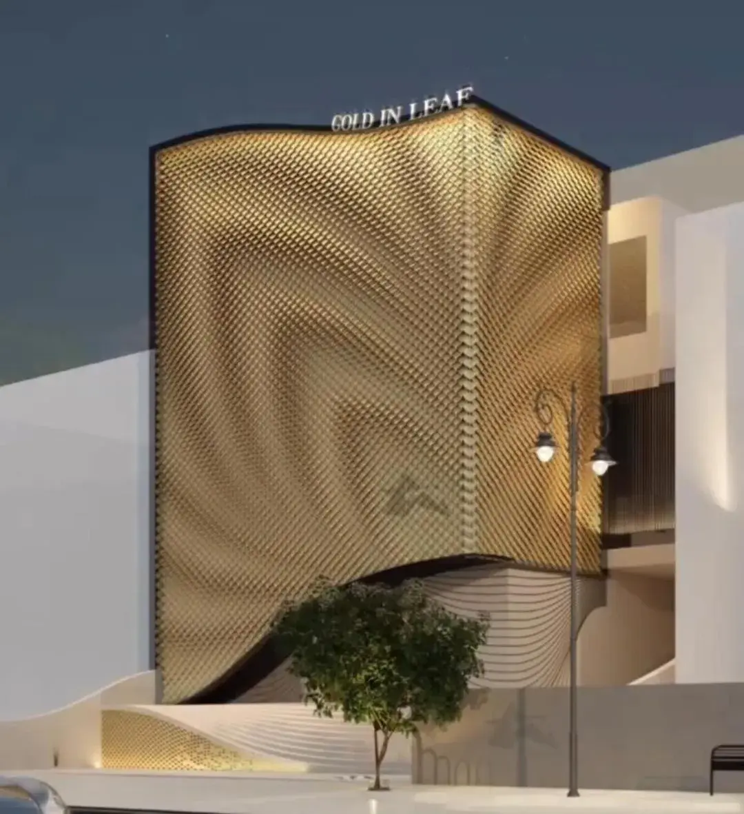 Facade/entrance in Hotel Gold In Leaf Facade/entrance in Hotel Gold In Leaf