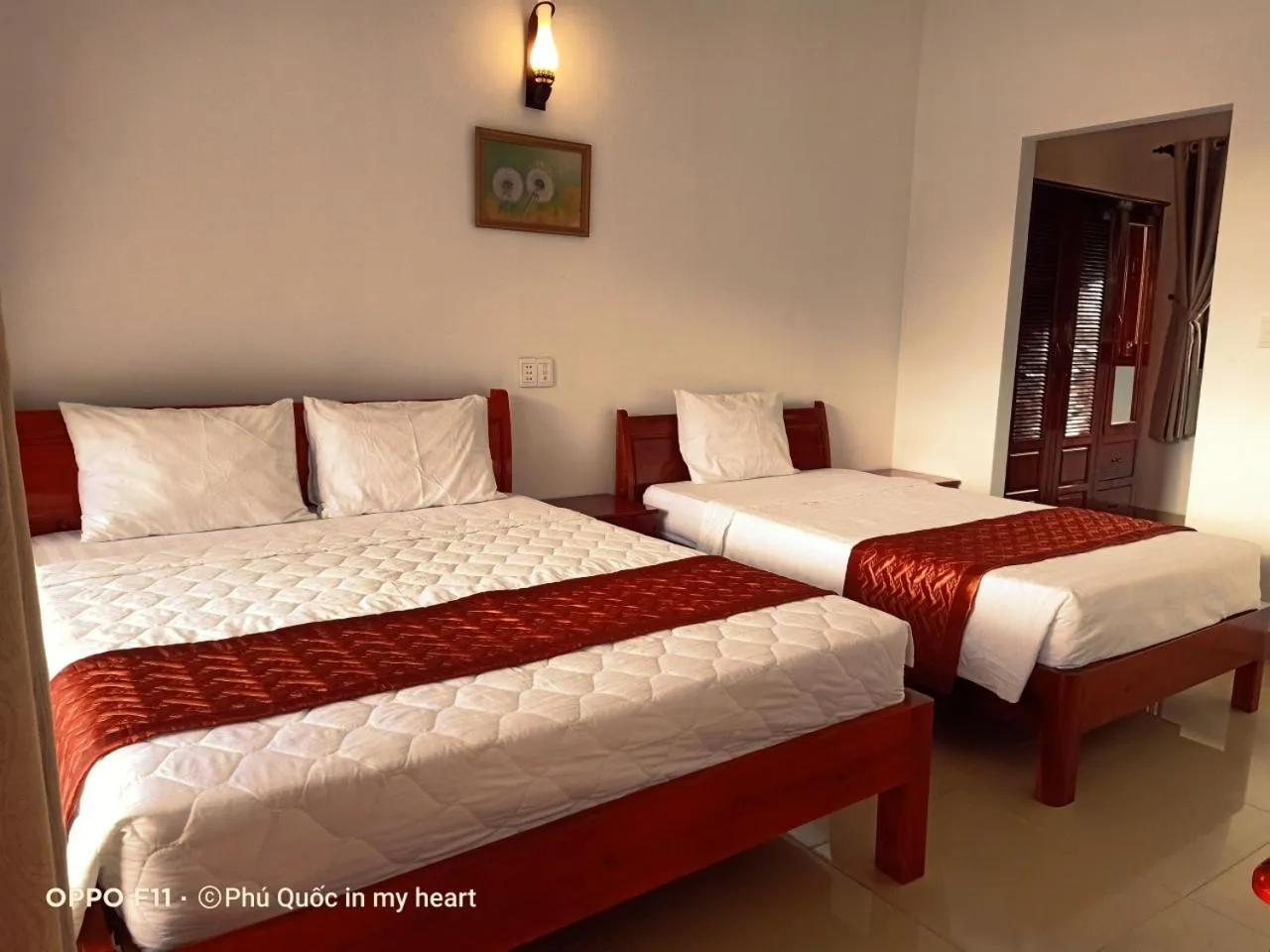 Bed in Hong Bin Bungalow