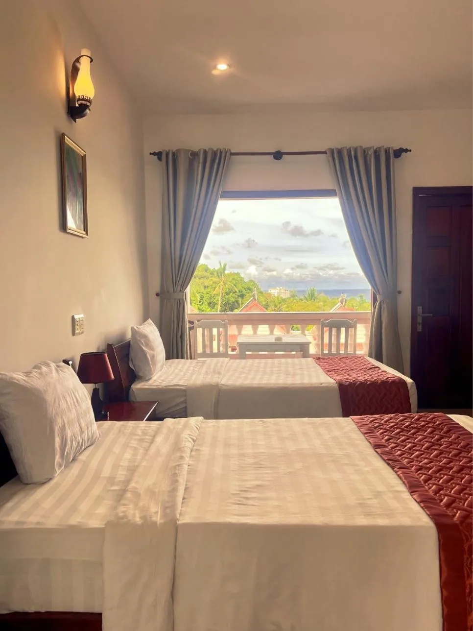 Bed in Hong Bin Bungalow