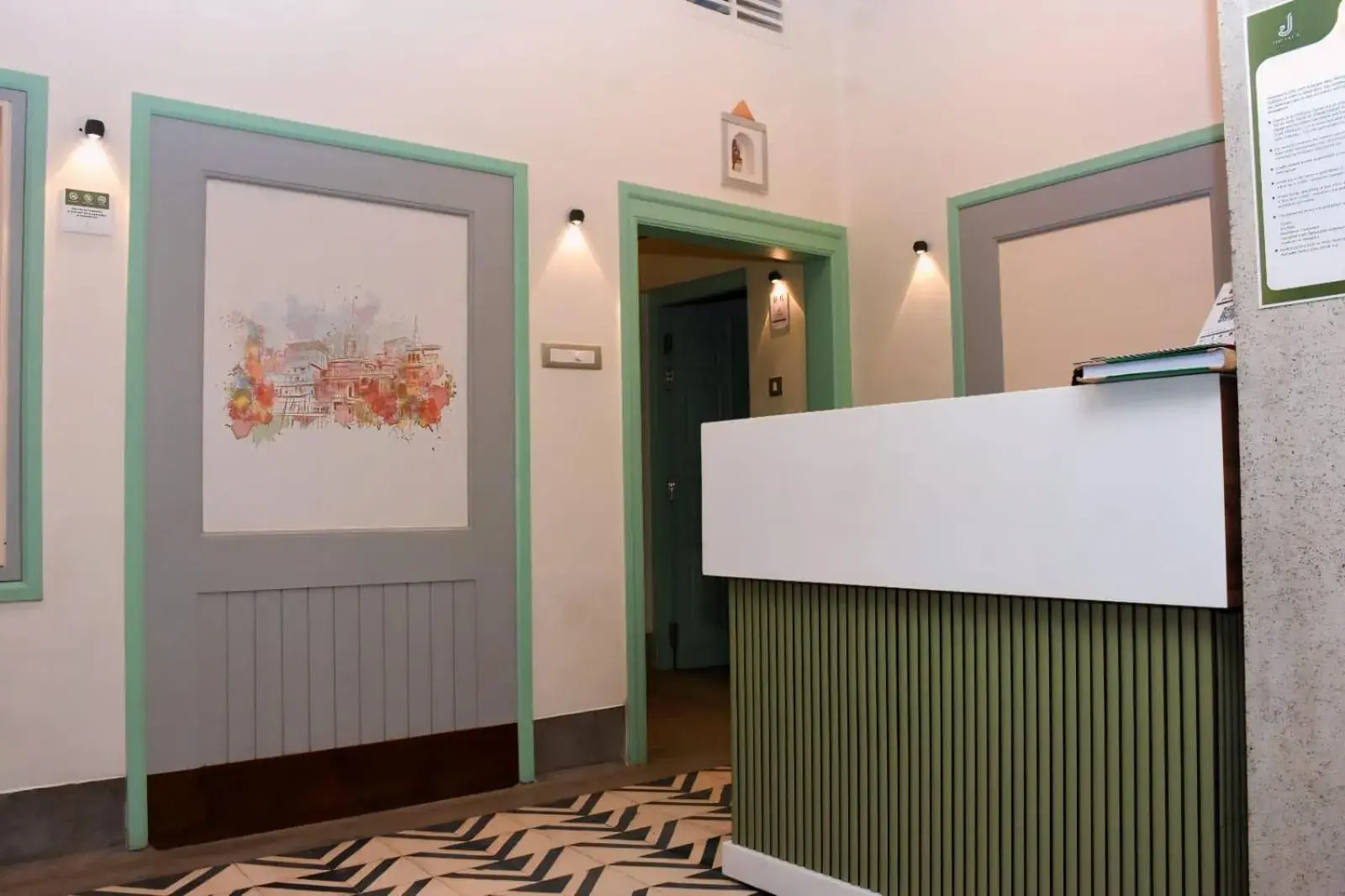 Lobby or reception in The Jais Boutique Stay Lobby or reception in The Jais Boutique Stay