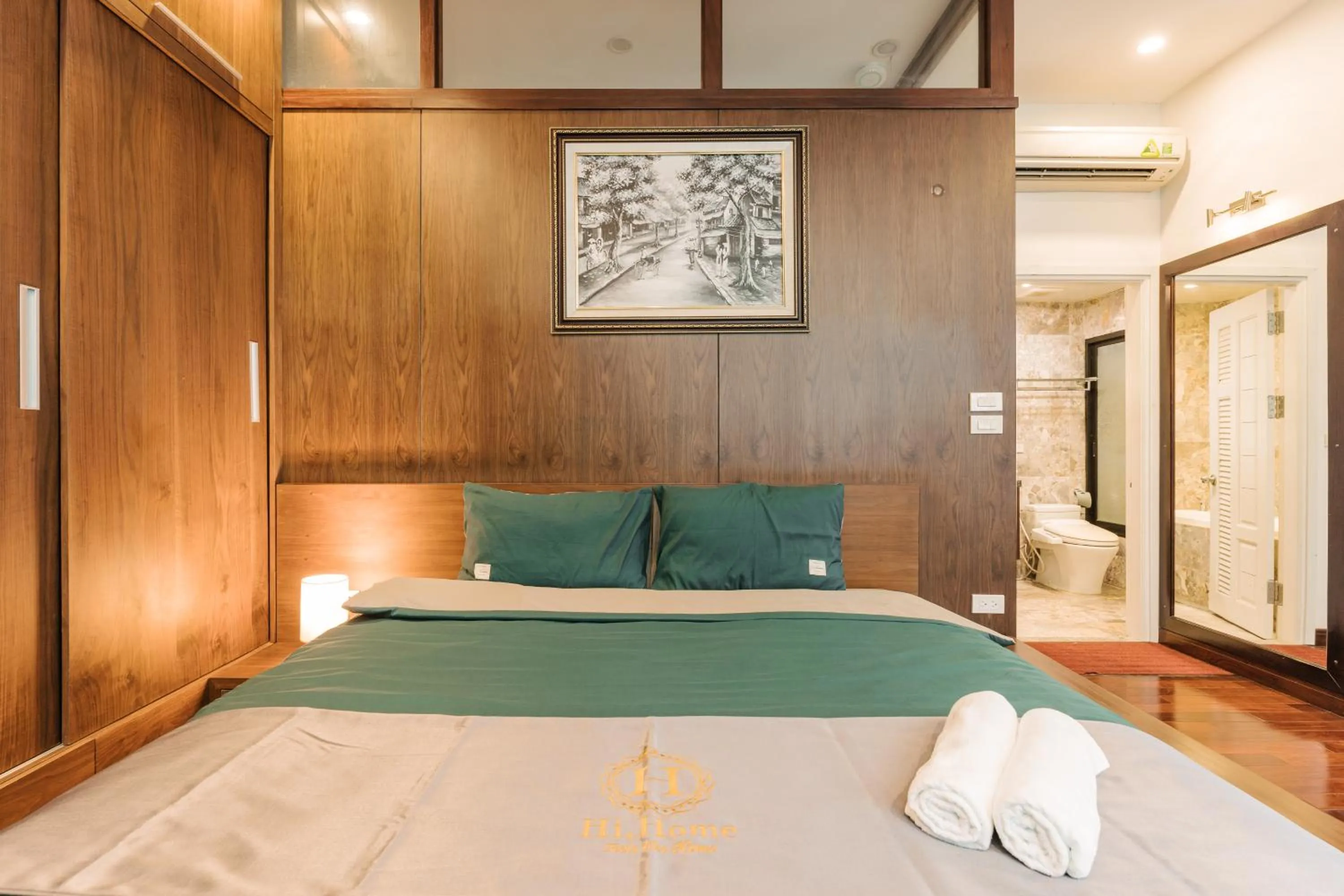 Bed in Hi.Home House near Lake