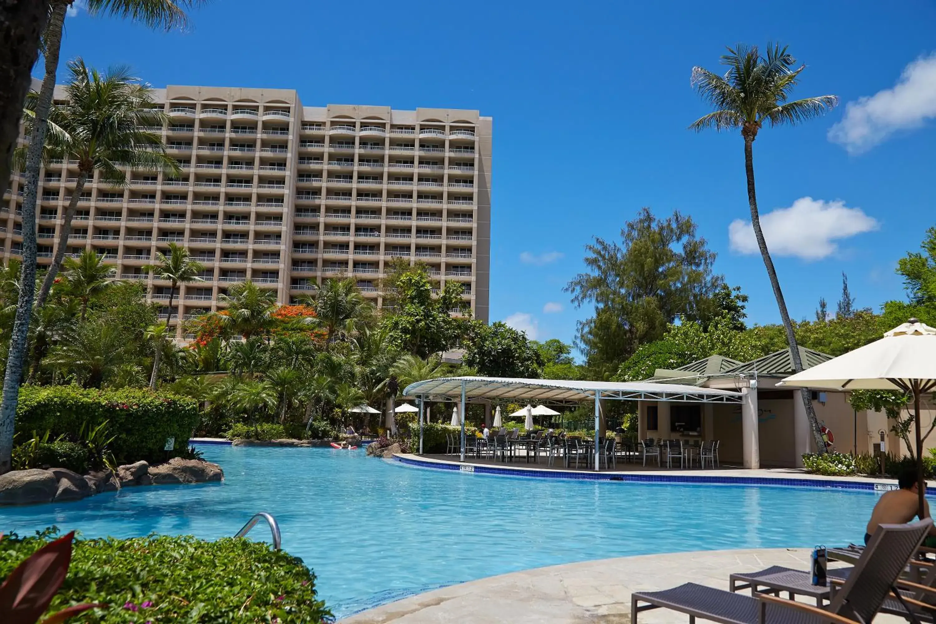 Swimming pool in Hyatt Regency Guam Swimming pool in Hyatt Regency Guam