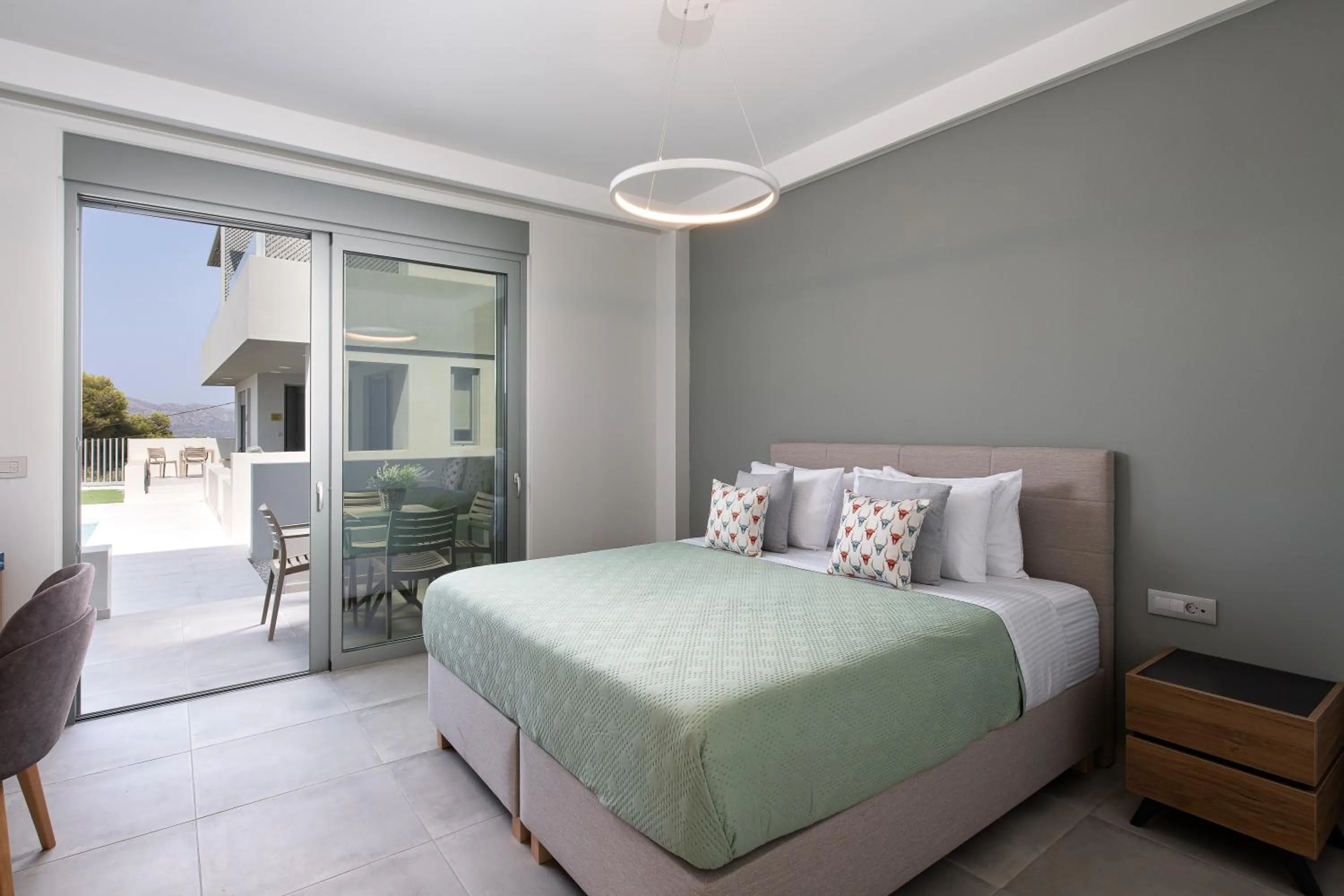 Bed in Heliades Residence