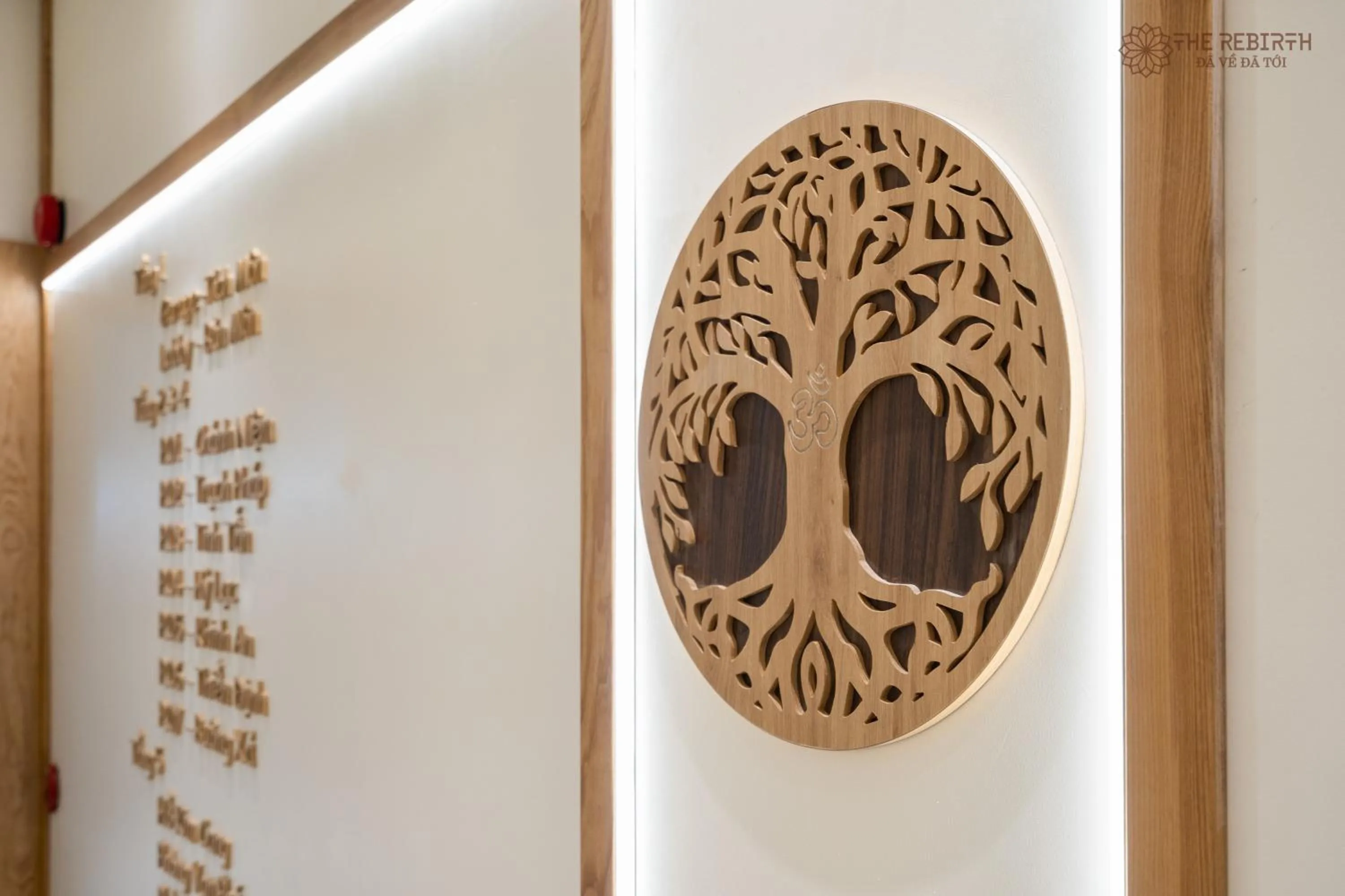 Decorative detail in The Rebirth Apartment Binh Chau Ho Tram