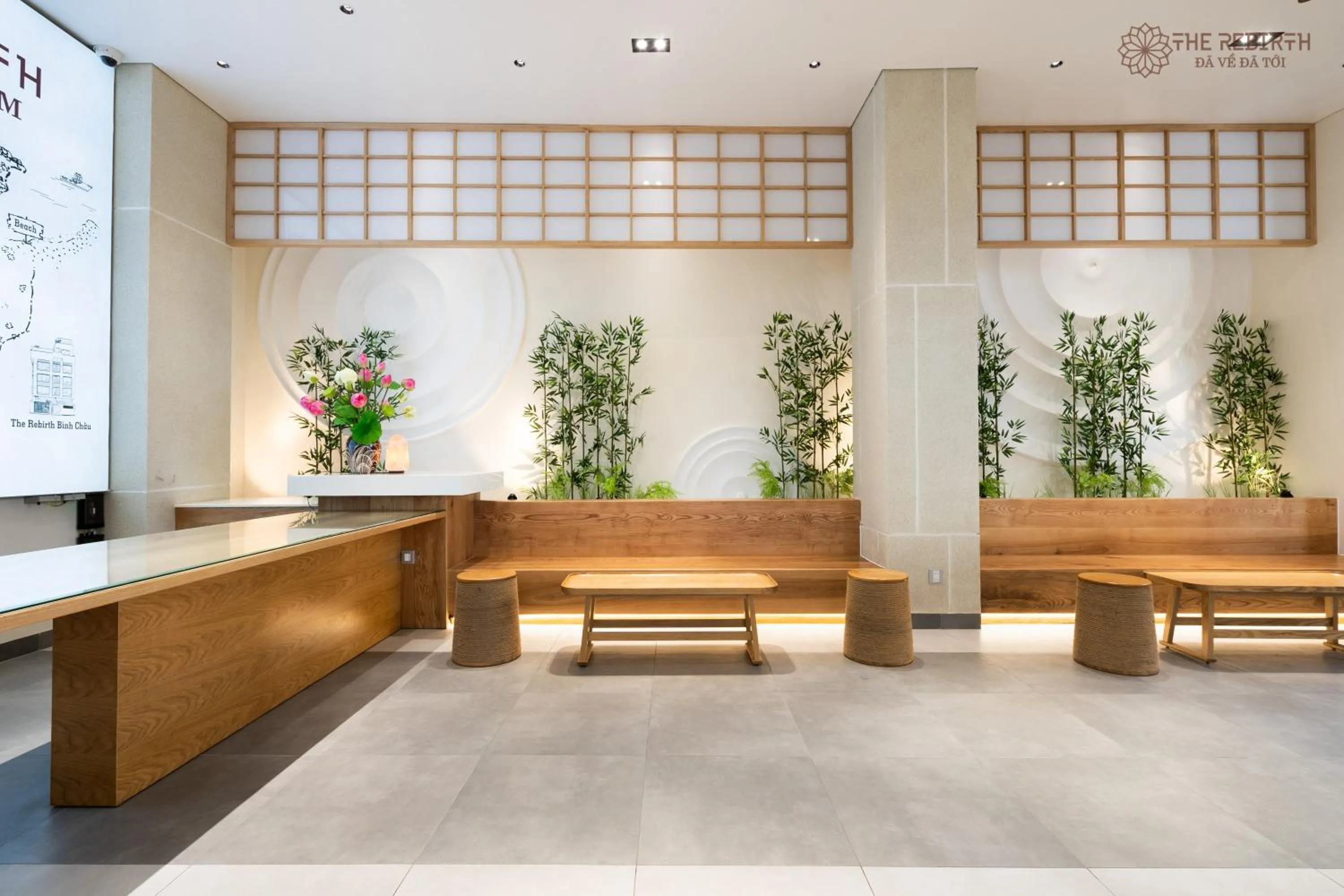 Living room in The Rebirth Apartment Binh Chau Ho Tram