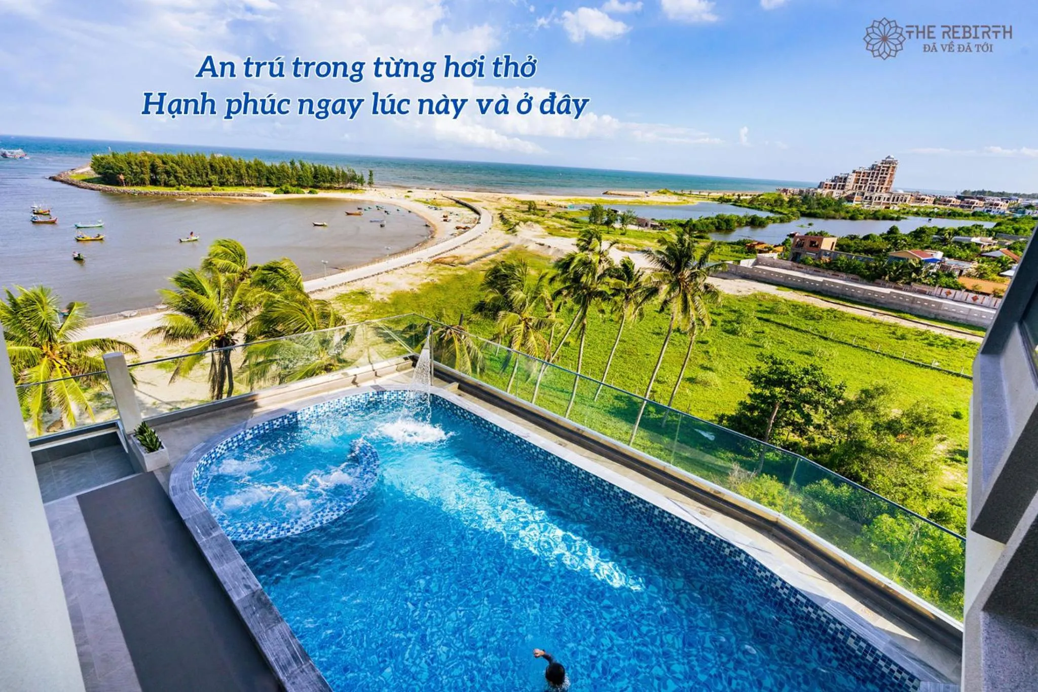Swimming pool in The Rebirth Apartment Binh Chau Ho Tram
