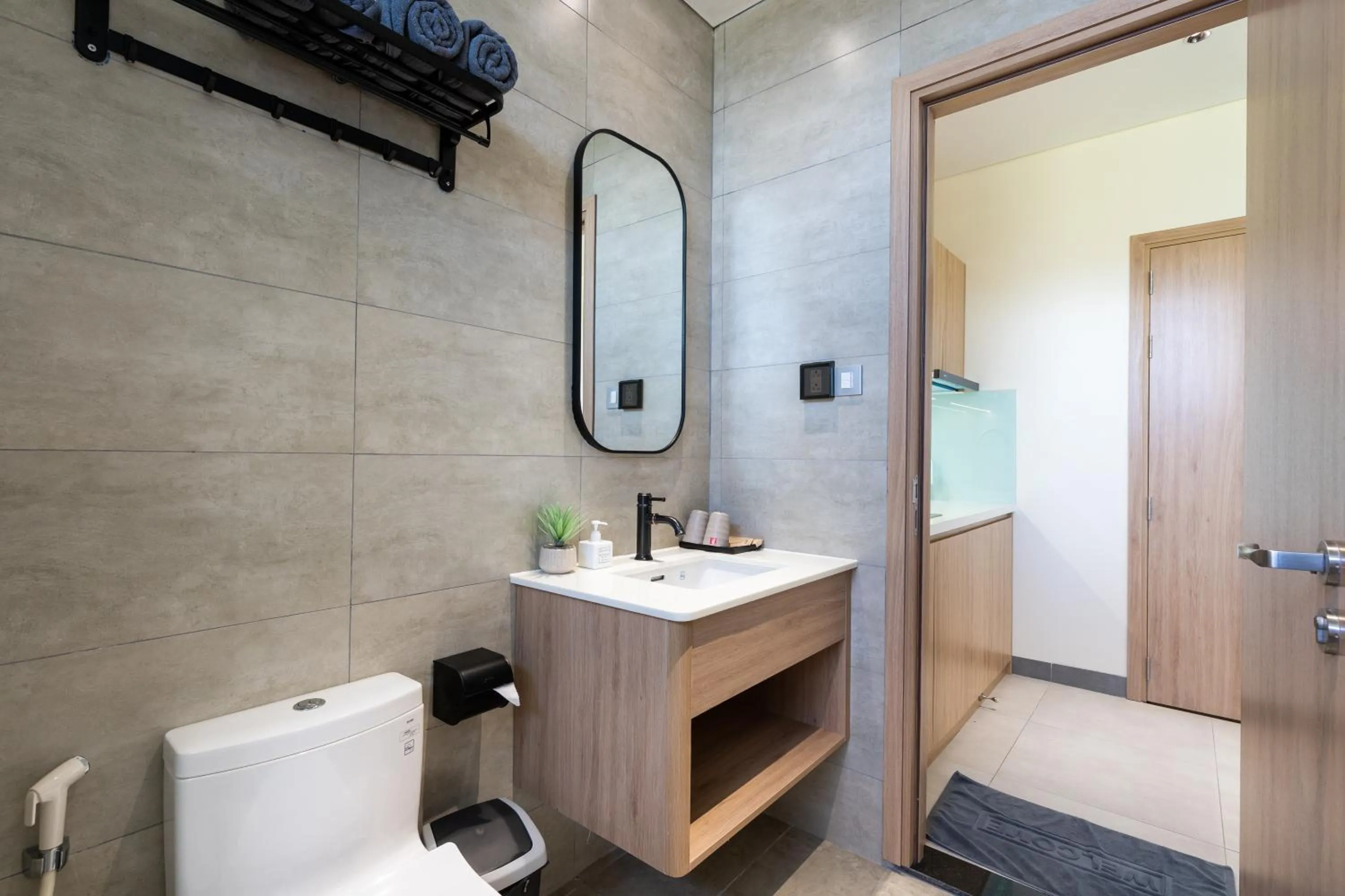 Bathroom in The Rebirth Apartment Binh Chau Ho Tram