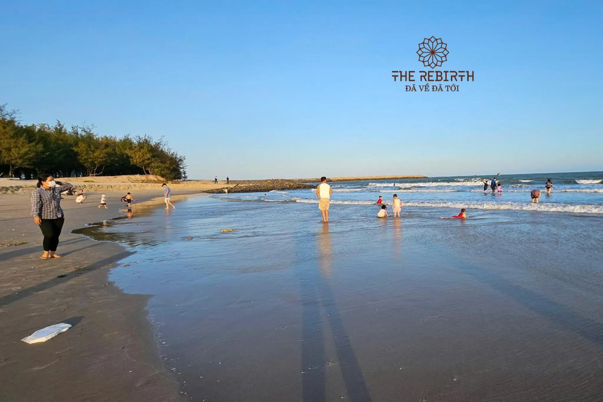 Beach in The Rebirth Apartment Binh Chau Ho Tram