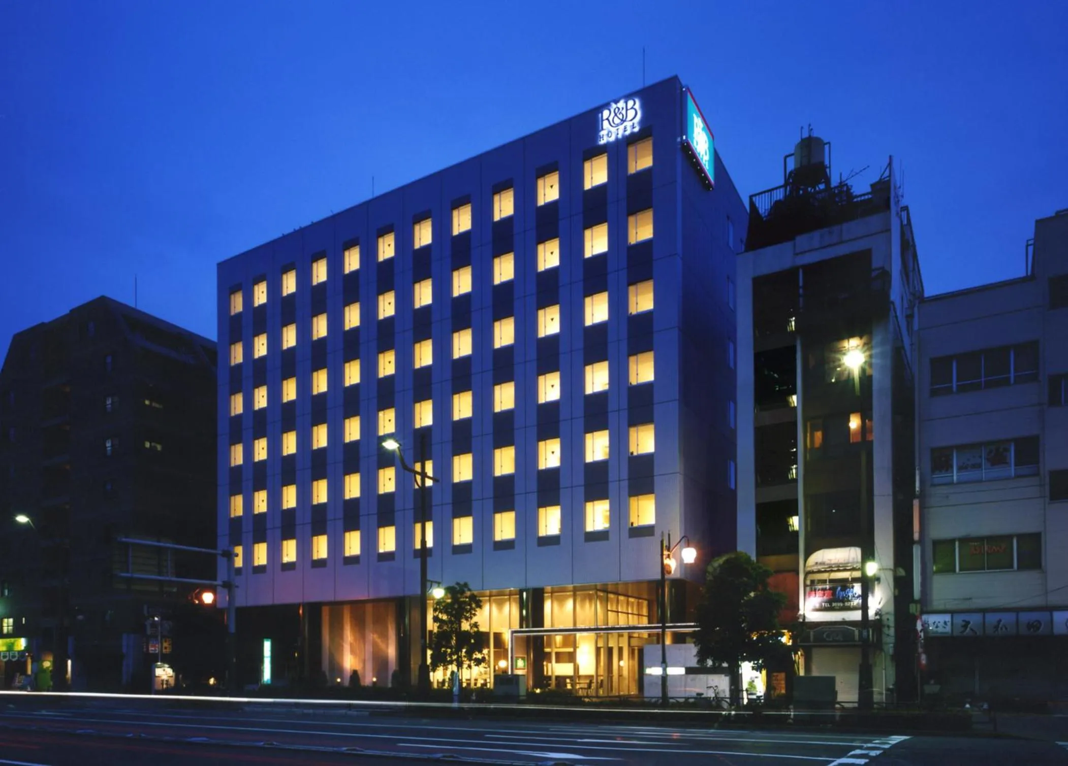 Property building in R&B Hotel Tokyo Toyocho