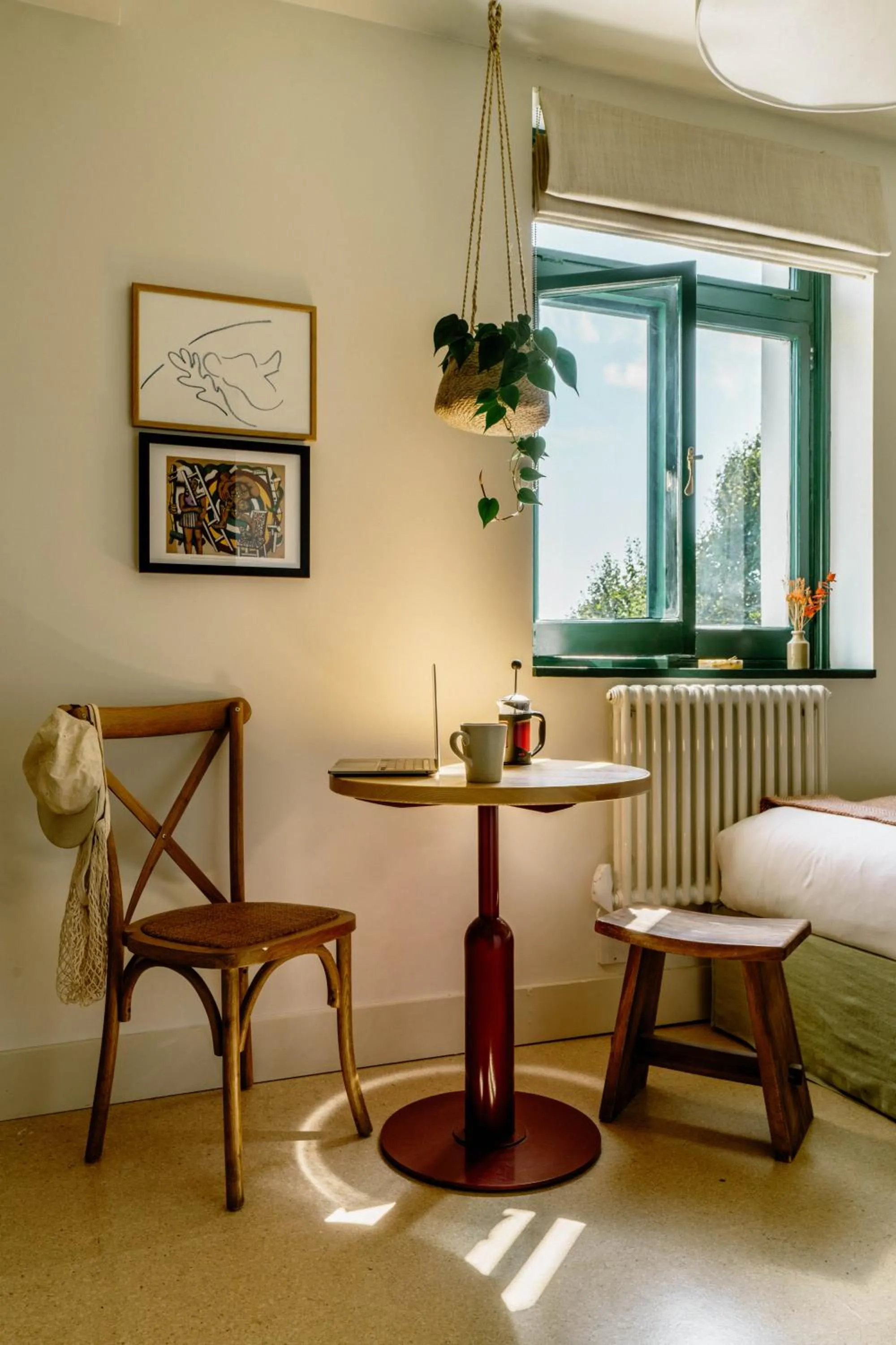 Seating area, Bed in Mason & Fifth, Bermondsey